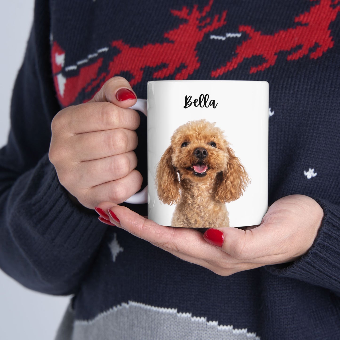 Personalised Ceramic Mug | Pet Lover Gift, Dog Coffee Cup - 14177