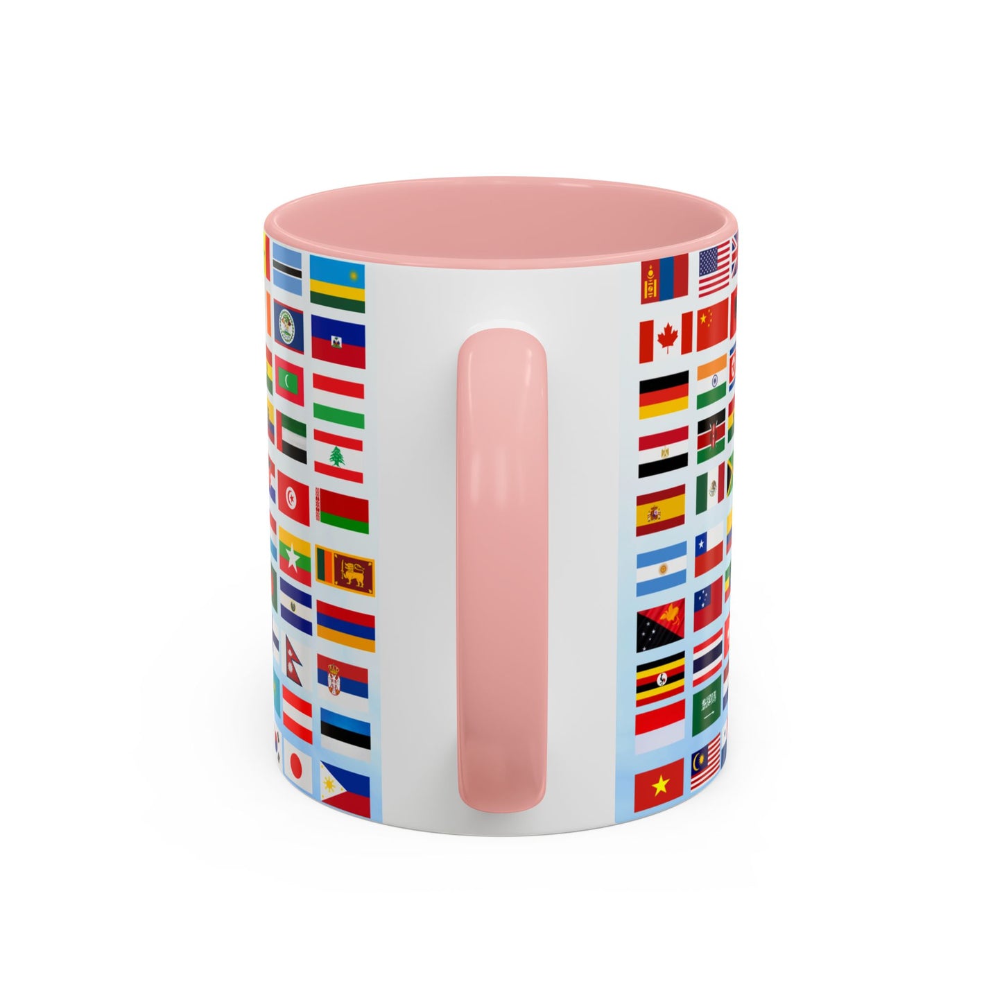Kids, Happy Birthday, World Flag Fan, Details Customizable - Accent Coffee Mug (11, 15oz) - 11232