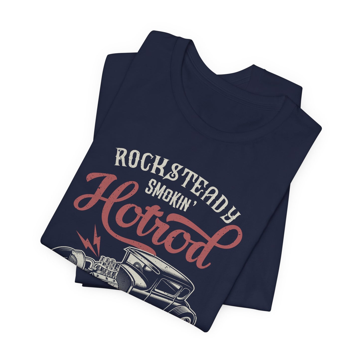 Rock & Teady, Smocking Hotrod, N13, Genuine Equipment, Quality Parts - Unisex Jersey Short Sleeve Tee