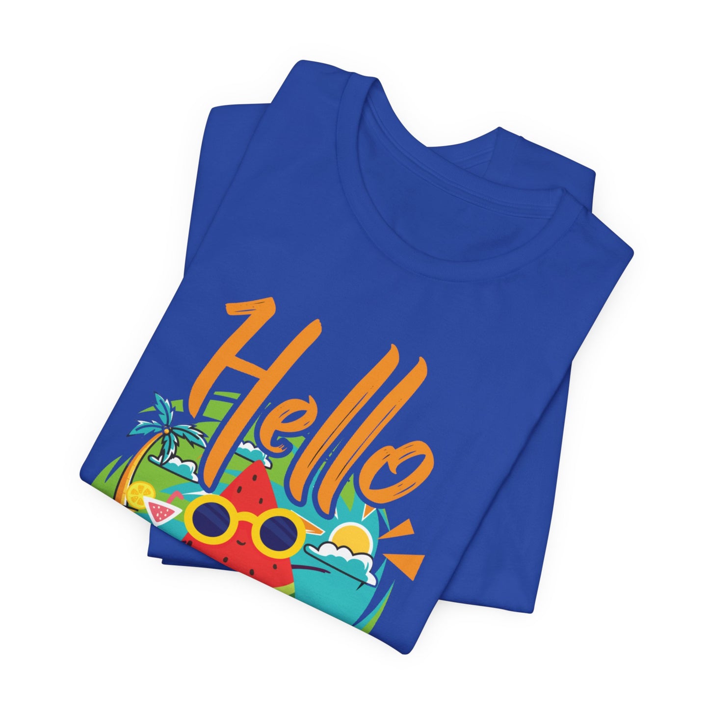 Hello Summer - Unisex Jersey Short Sleeve Tee - 13089