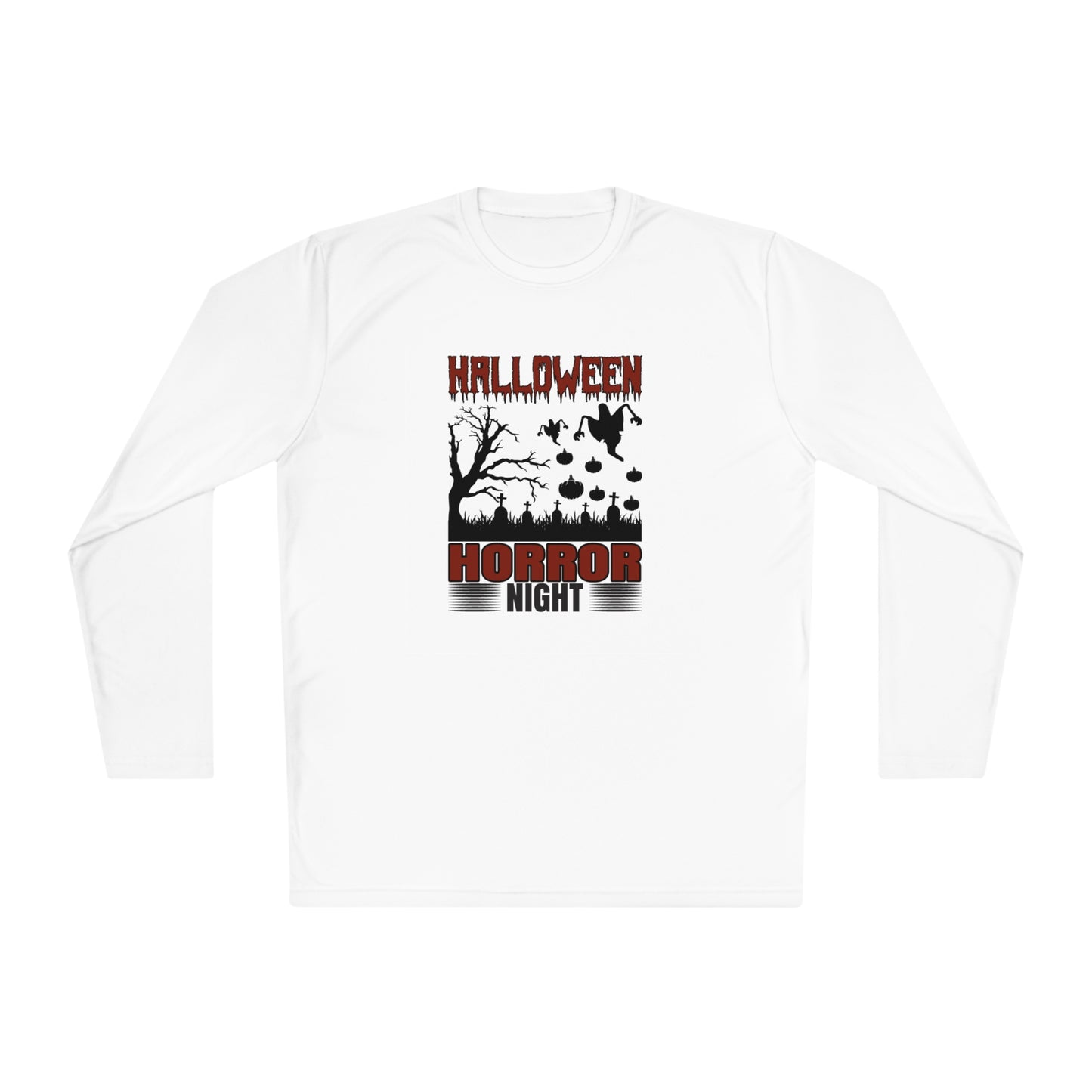 Halloween Horror Night - Unisex Lightweight Long Sleeve Tee