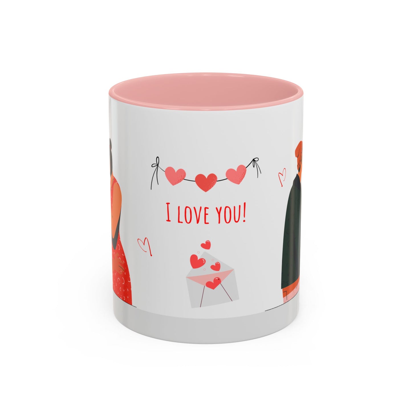 I love You - Accent Coffee Mug (11, 15oz) - 11136