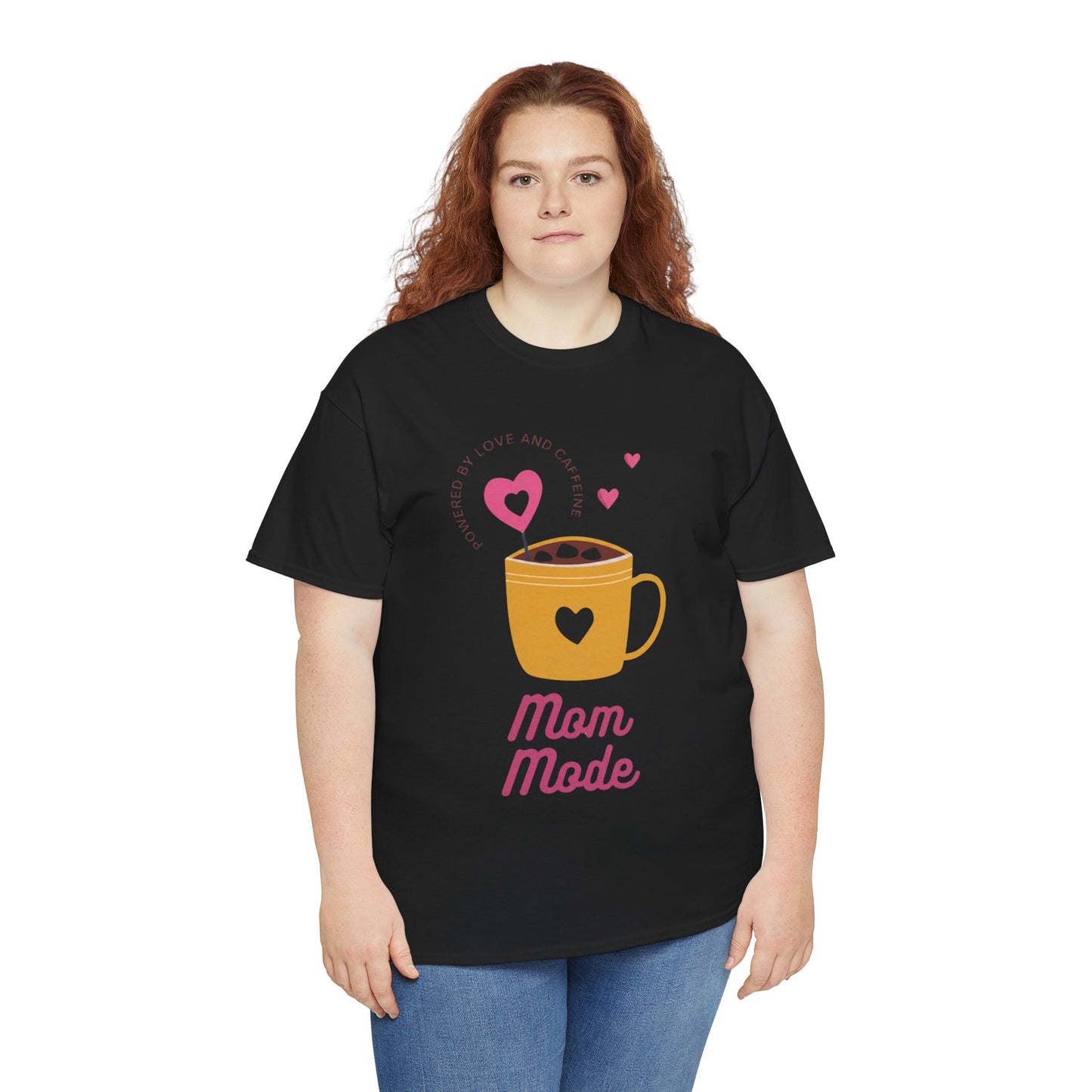 Mom Mode T‑Shirt – Cute Coffee Mug Graphic Tee for Moms (Mom Mode) - 14880