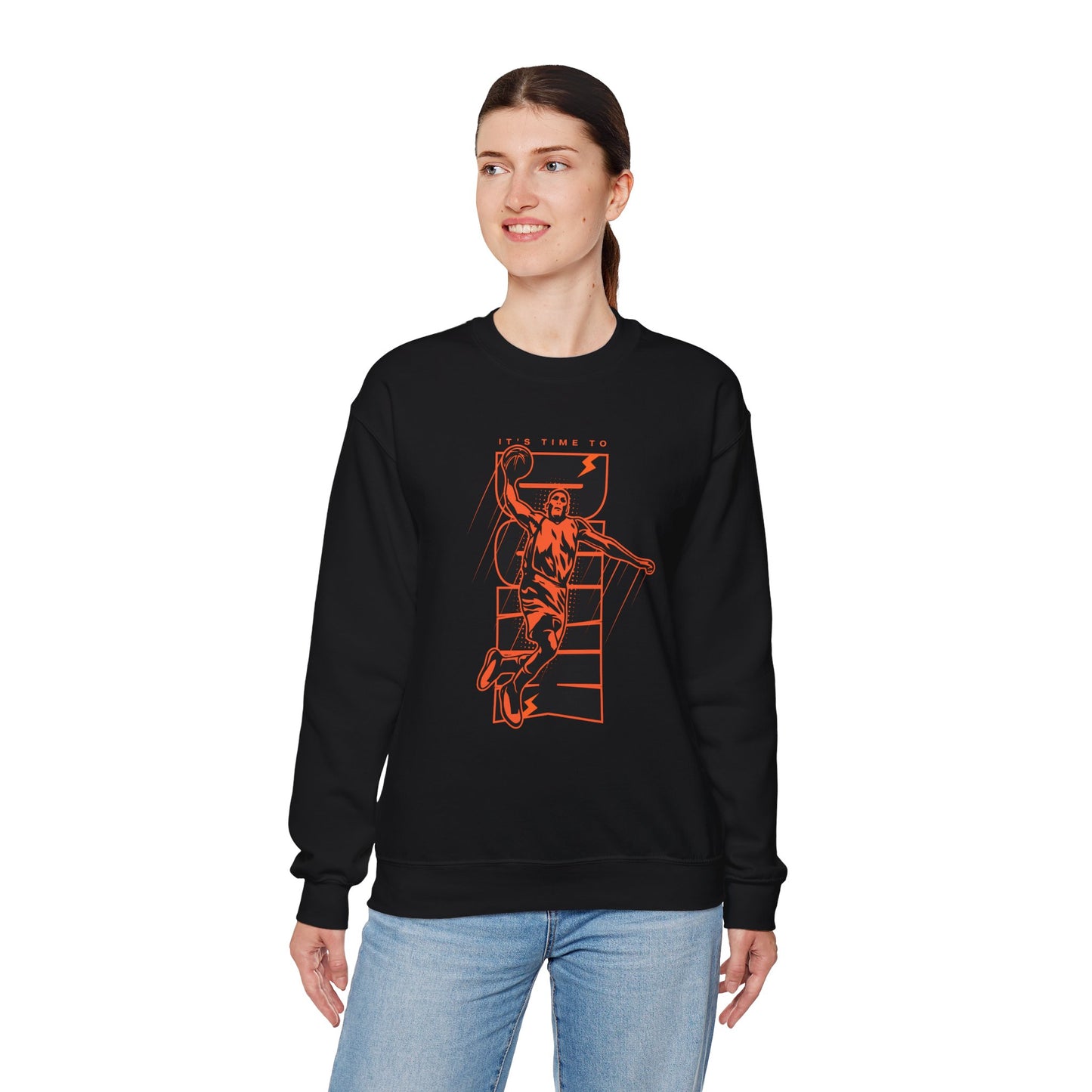 It's Time to Dunk - Unisex Heavy Blend™ Crewneck Sweatshirt - 10575