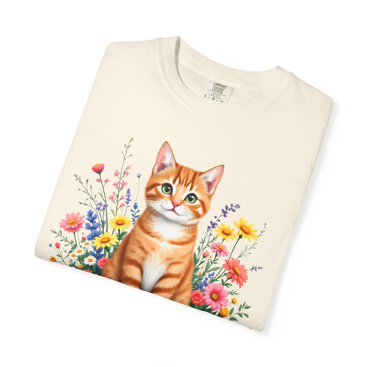 Just One More Chapter Cat T-Shirt – Floral Book Lover Gift for Readers - 14812