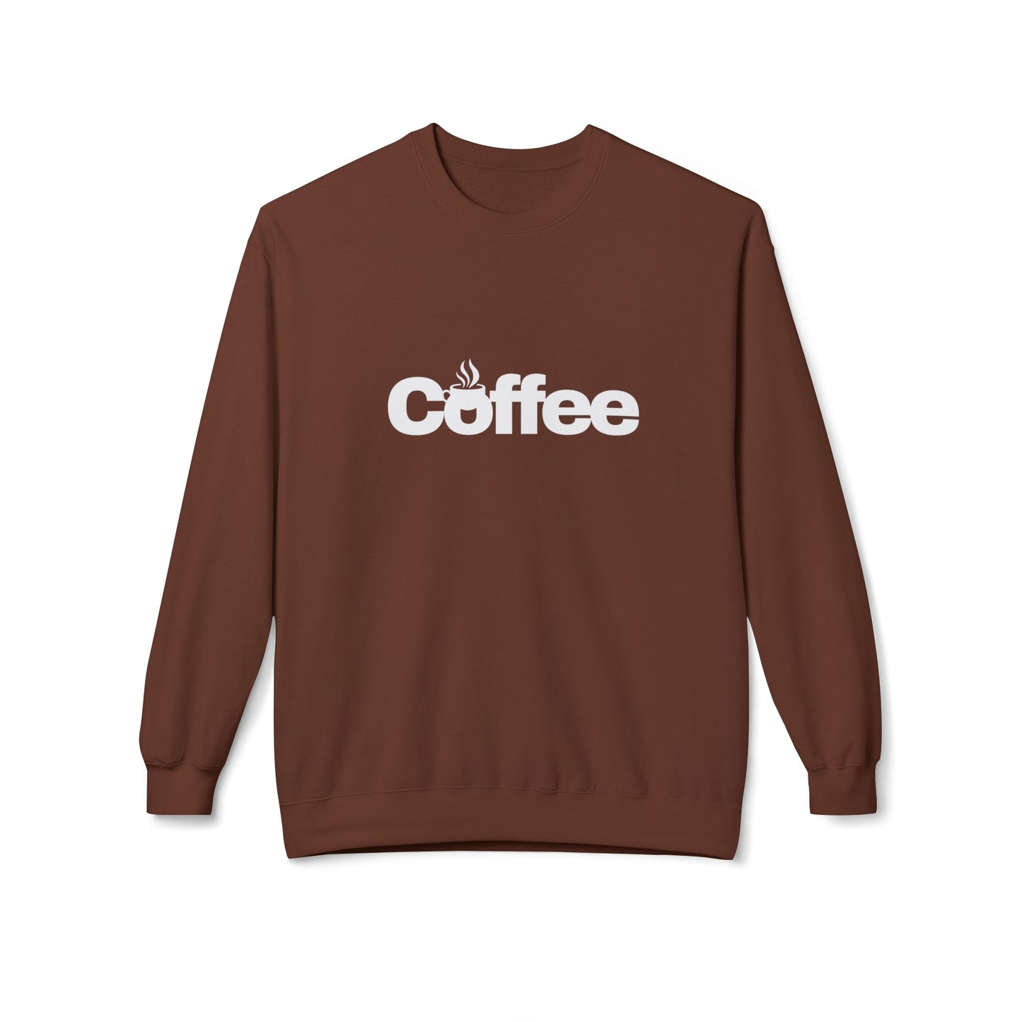 Coffee - Unisex Midweight Softstyle Fleece Crewneck Sweatshirt - 11315