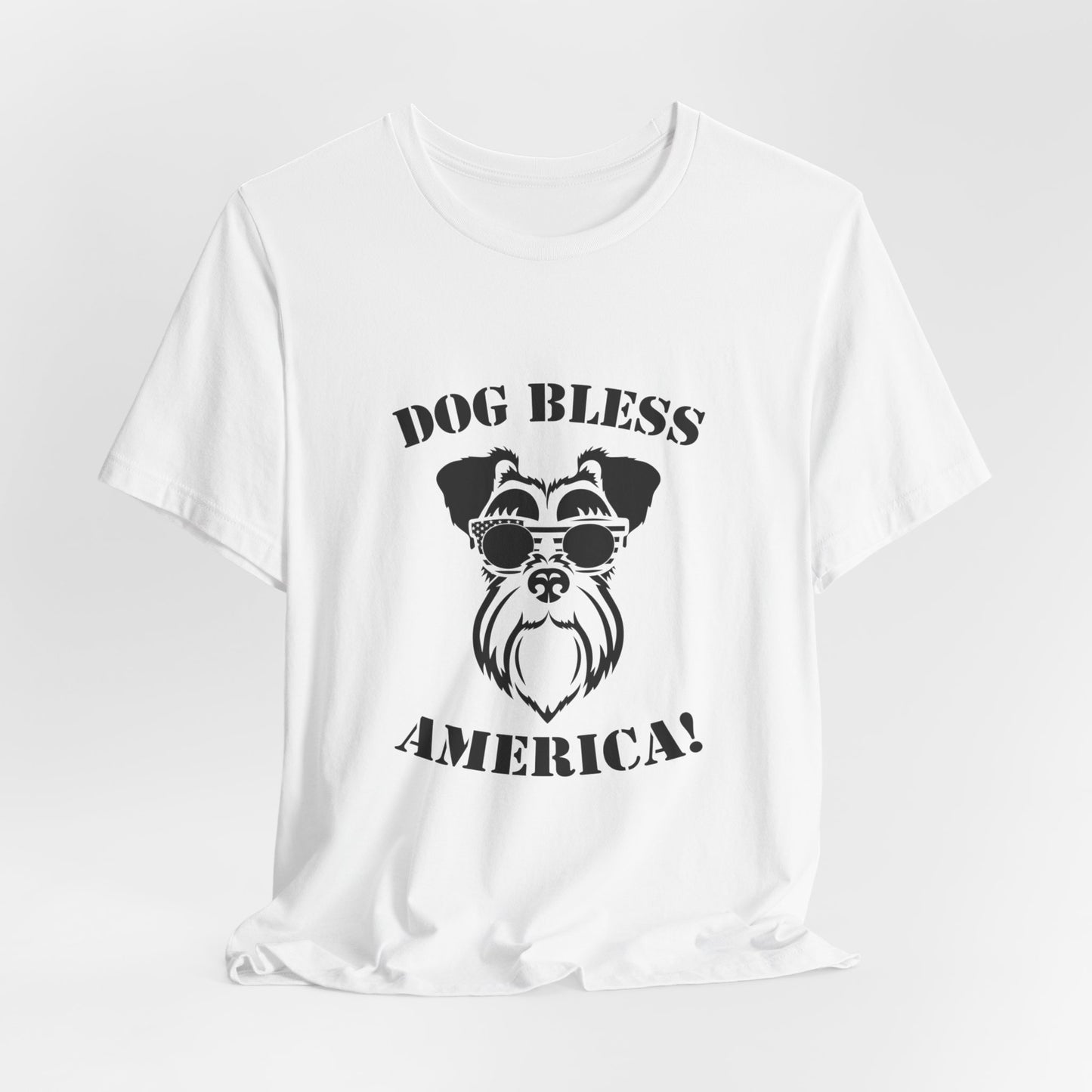 Dog Bless America! - Unisex Jersey Short Sleeve Tee