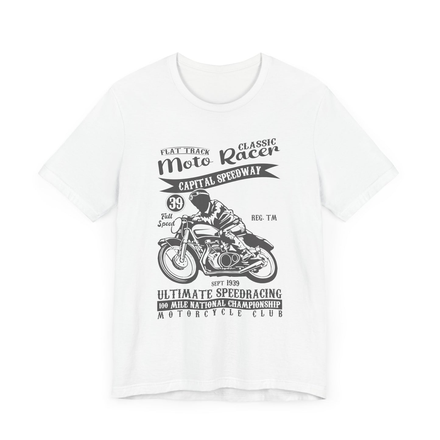 Classic Motor Racer - Unisex Jersey Short Sleeve Tee - 13296