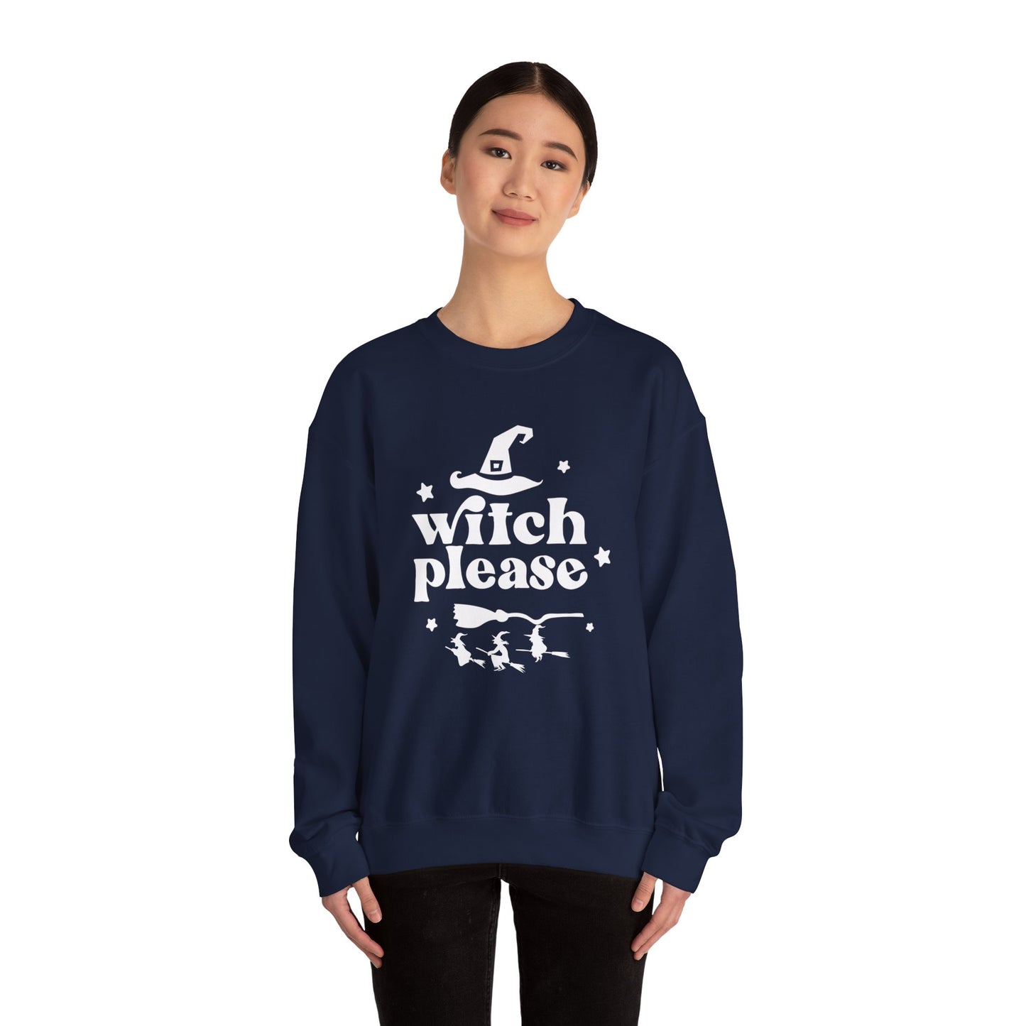 Witch, Please - Unisex Heavy Blend™ Crewneck Sweatshirt