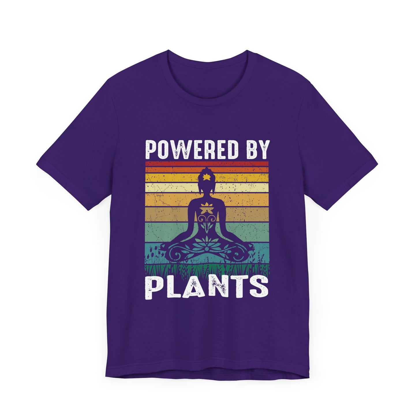 Yoga: Powered By Plants - Unisex Jersey Short Sleeve Tee - 12348