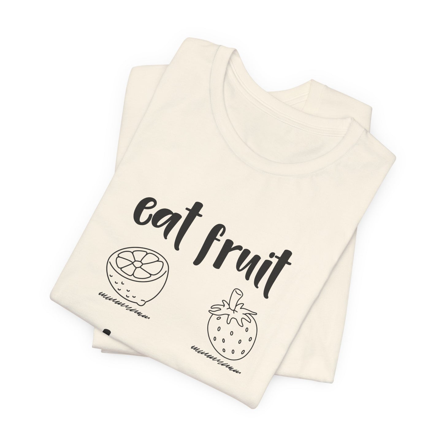 Vegan: Eat Fruit Not Friends - Unisex Jersey Short Sleeve Tee