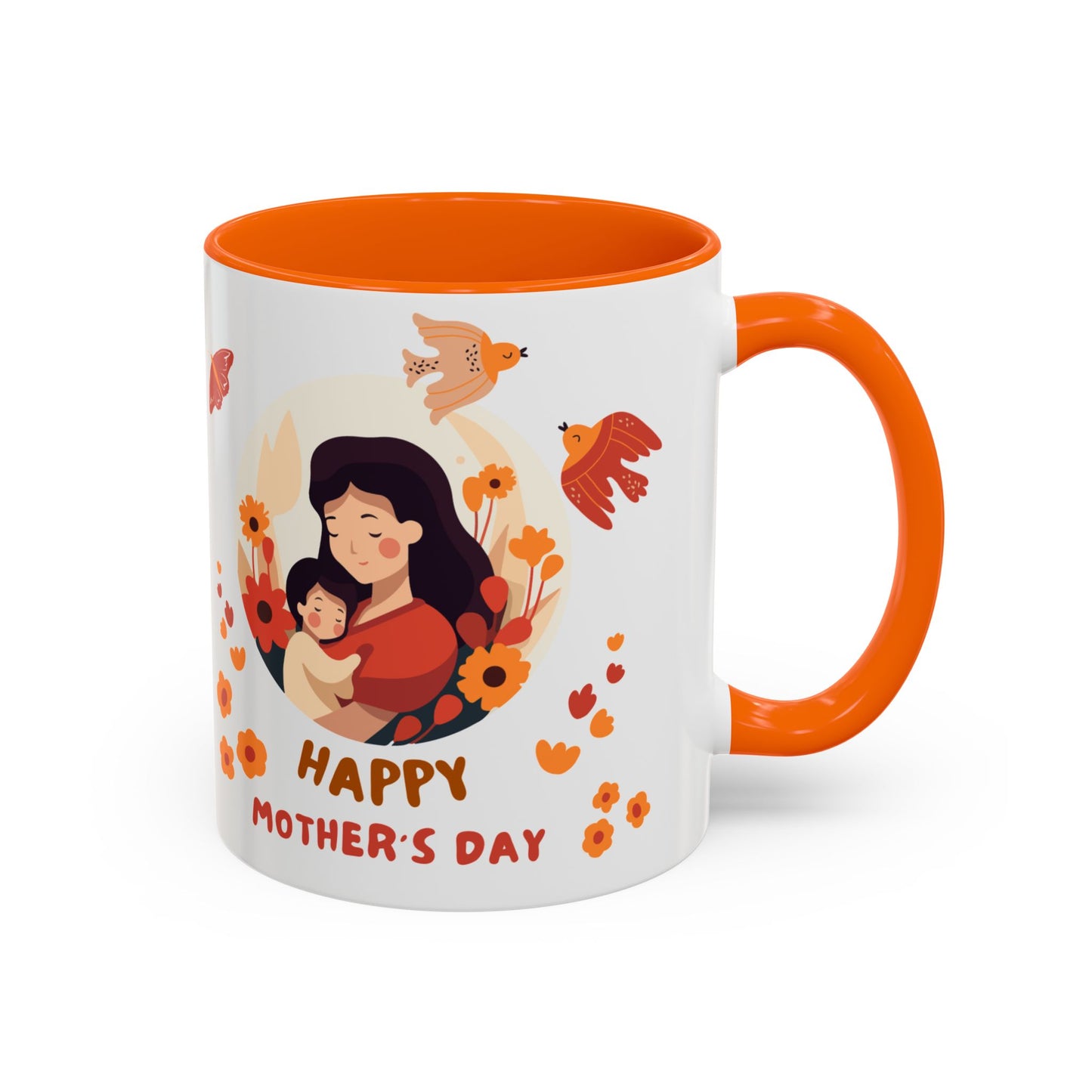 Happy Mother's Day - Accent Coffee Mug (11, 15oz) - 10885