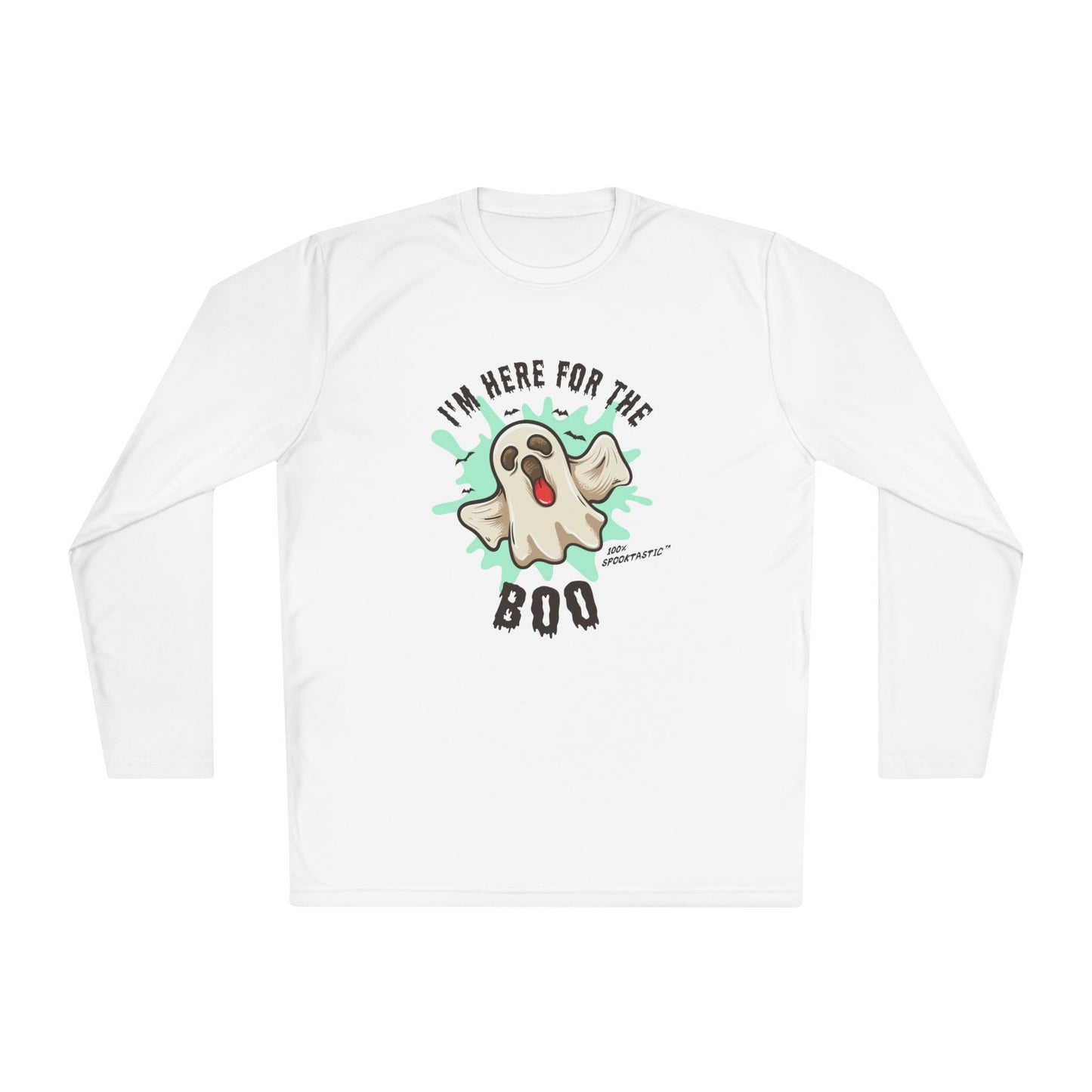 I am Here For The Boo - Unisex Lightweight Long Sleeve Tee - 13901