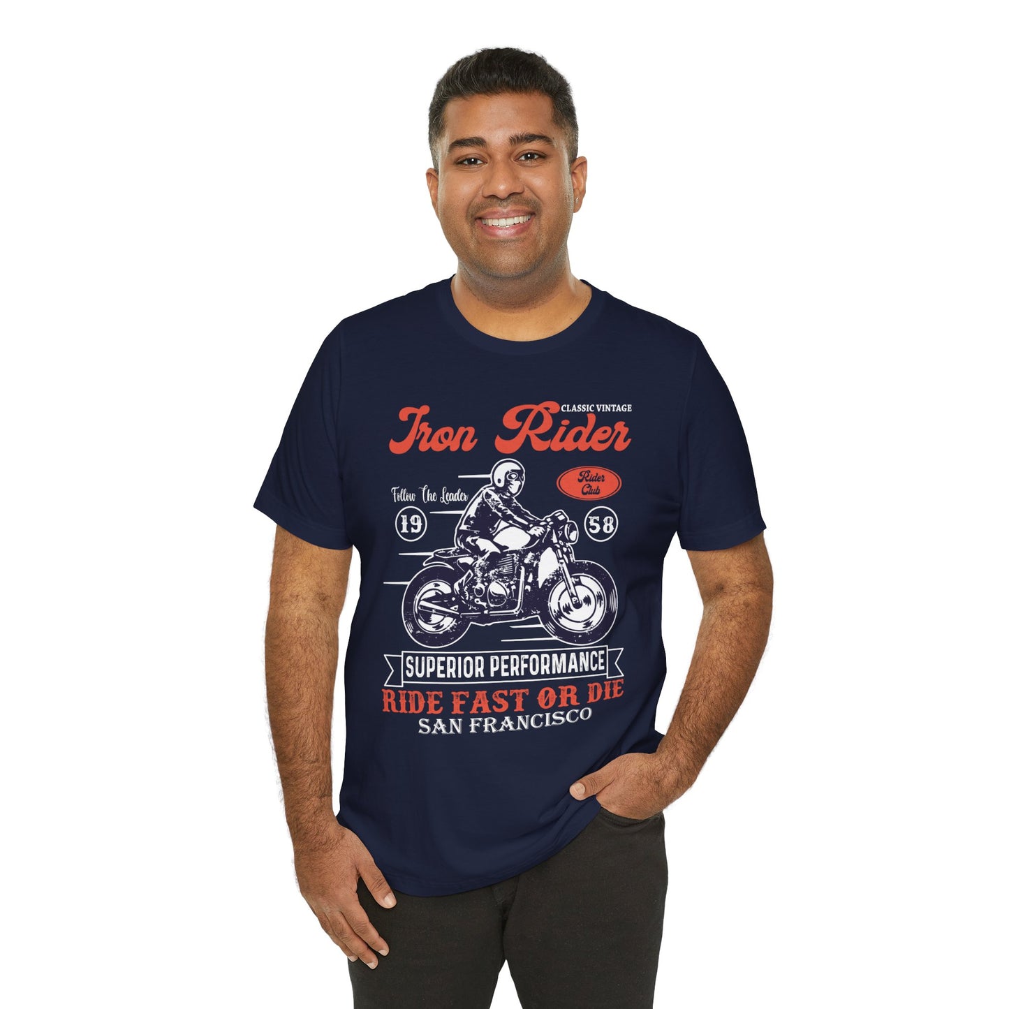 Iron Rider, Superior Performance - Unisex Jersey Short Sleeve Tee