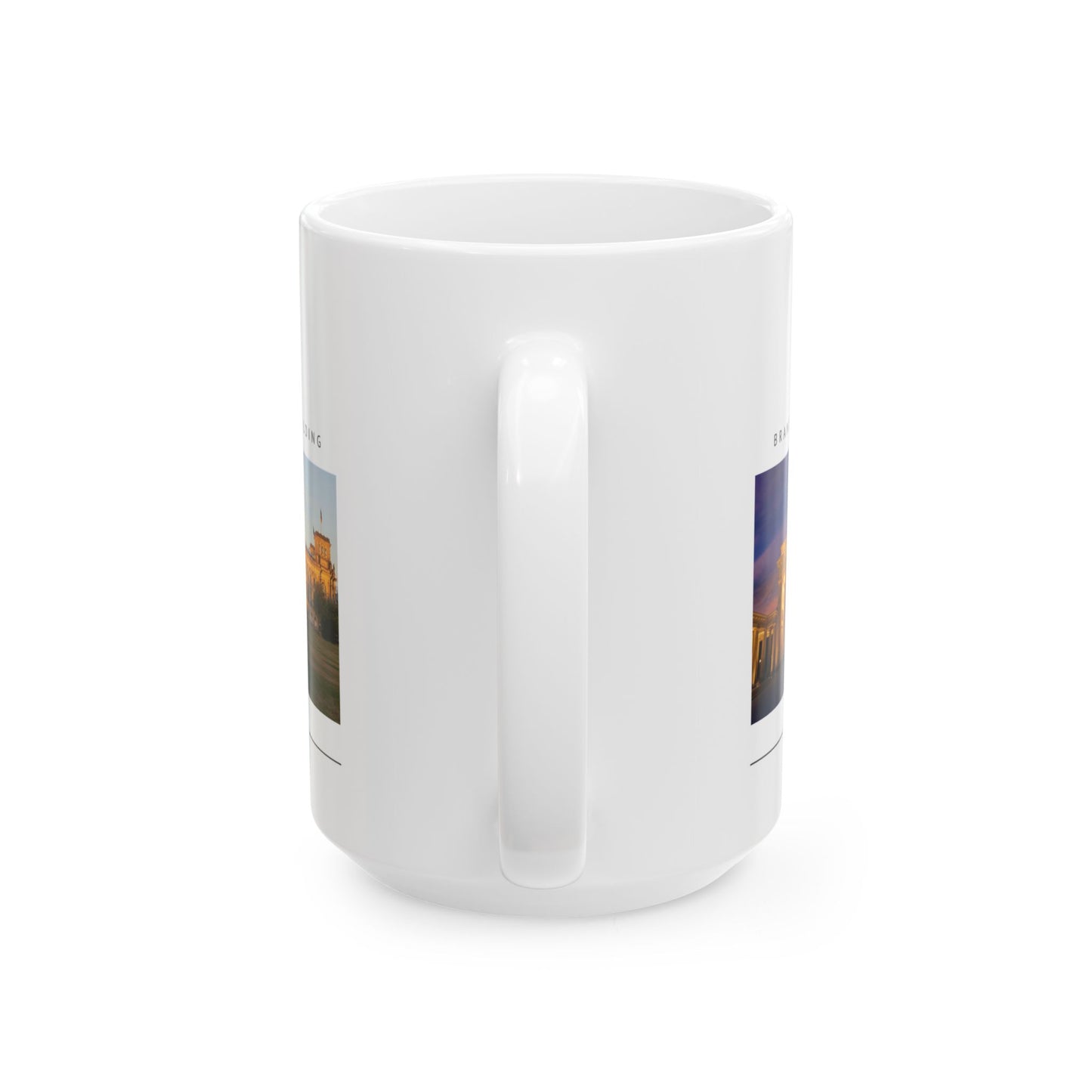 Hello Berlin! Ceramic Travel Mug with Cityscape Design - Perfect Gift for Travelers and History Lovers - 12015