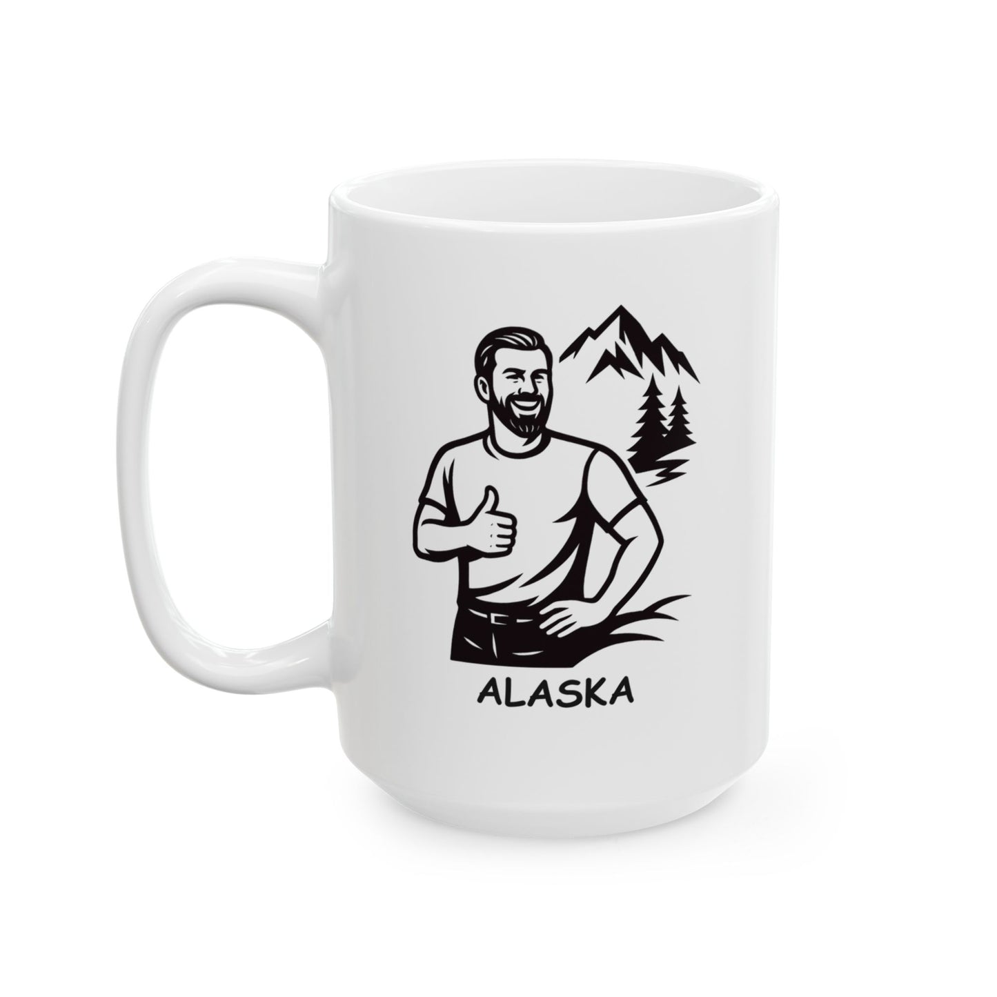 "Alaska: Where the winter is long, and the summer is... oh, wait, summer’s here!" Humor Mug | 11oz, 15oz - 12998
