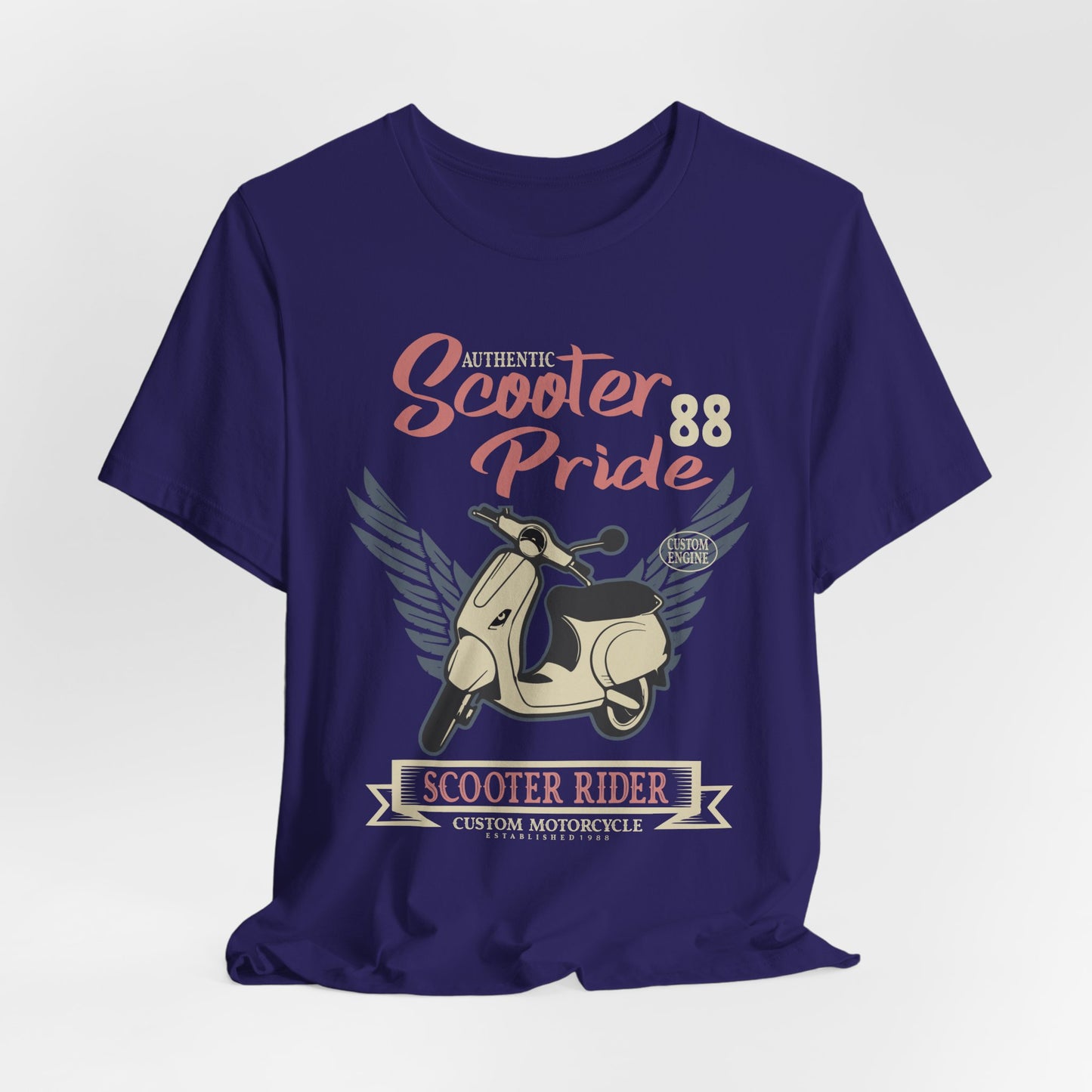 Authentic Scooter Pride - Unisex Jersey Short Sleeve Tee - 13300