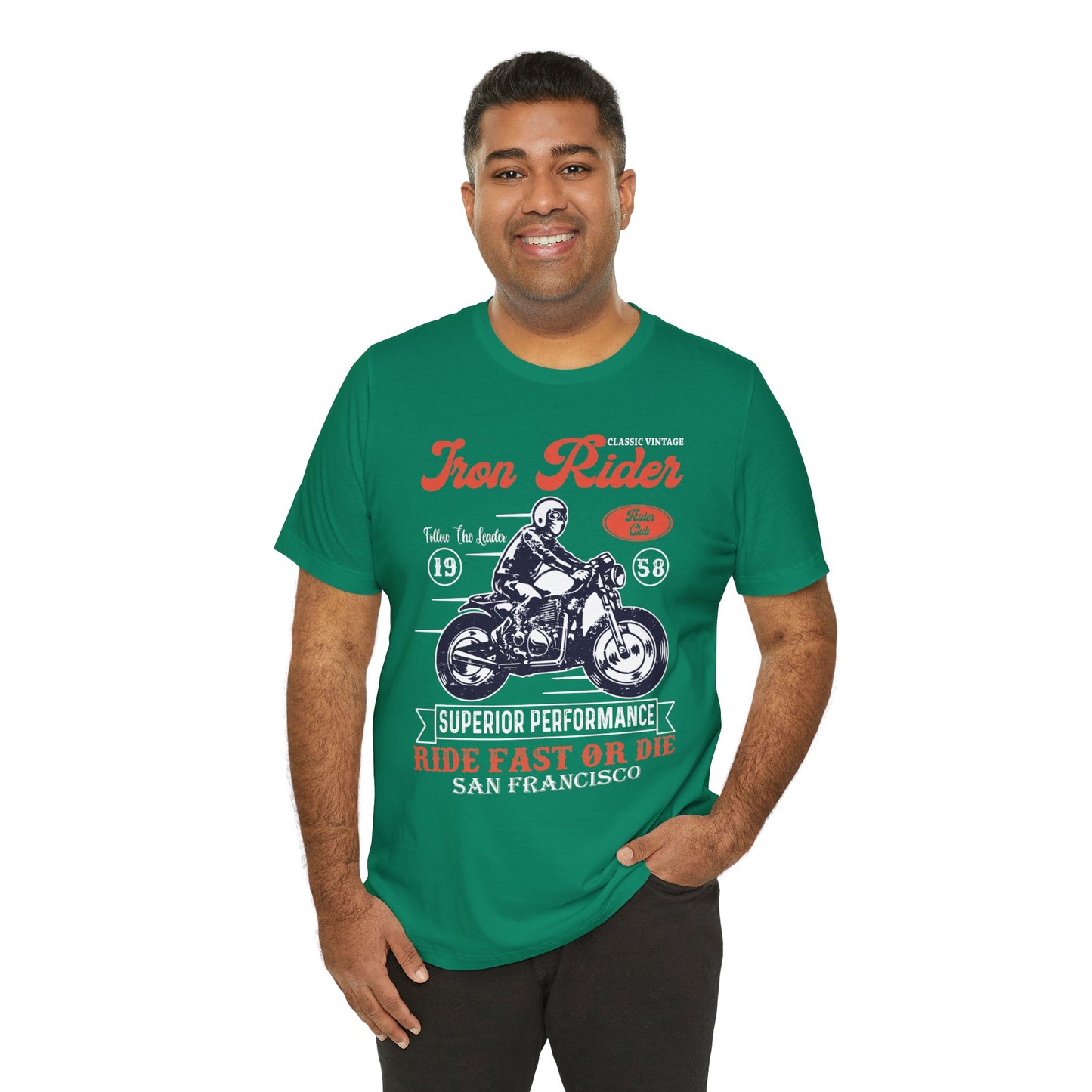 Iron Rider, Superior Performance - Unisex Jersey Short Sleeve Tee