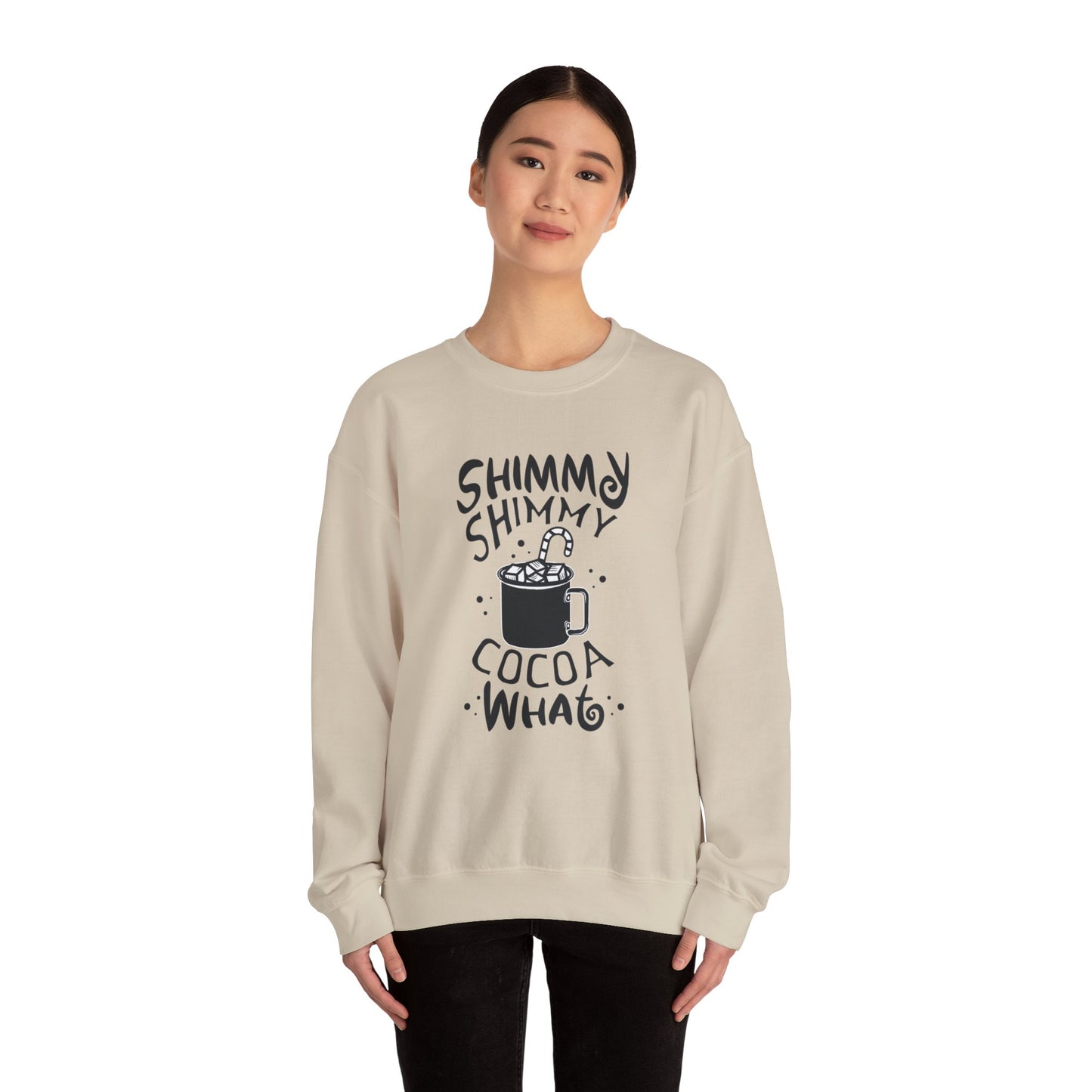 Shimmy Shimmy Cocoa What - Unisex Heavy Blend™ Crewneck Sweatshirt