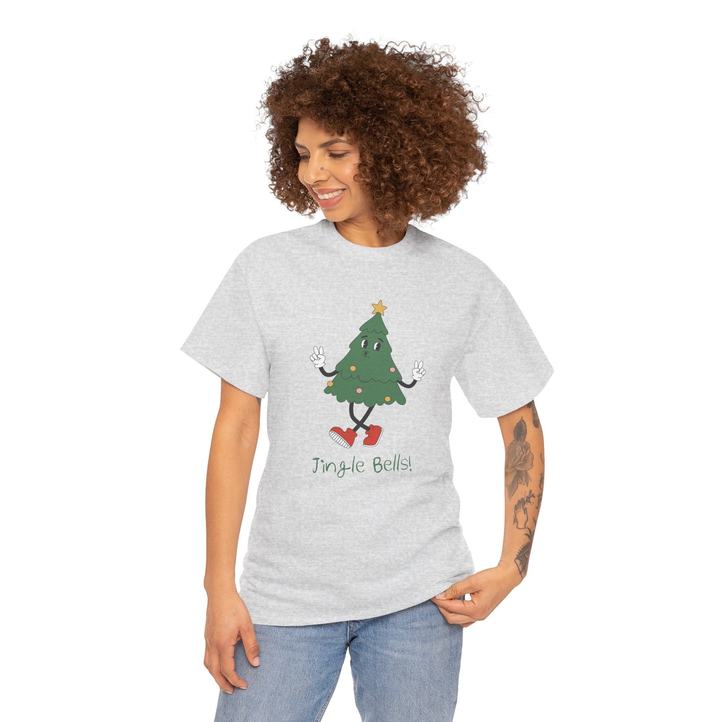 Jingle Bells - Unisex Heavy Cotton Tee