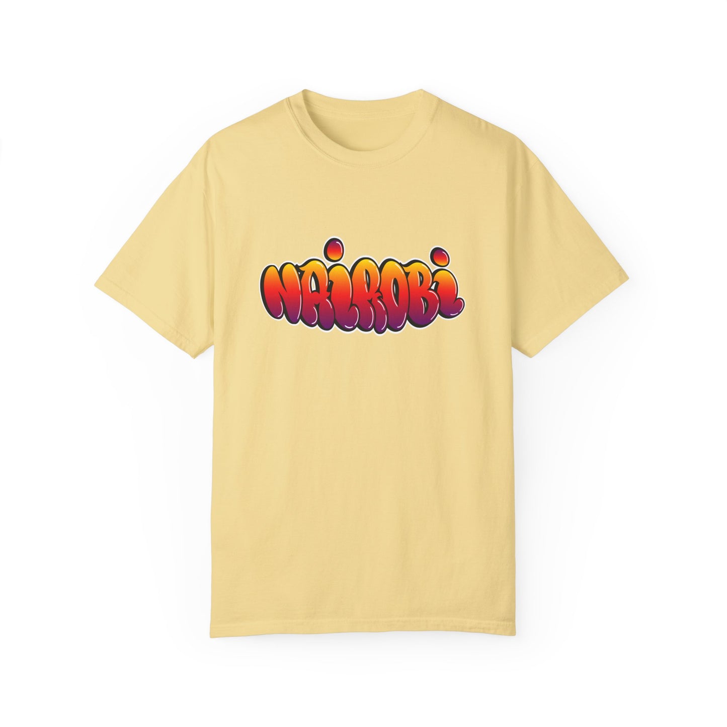 Nairobi Graphic T-Shirt - Unisex Garment-Dyed Tee - 12181