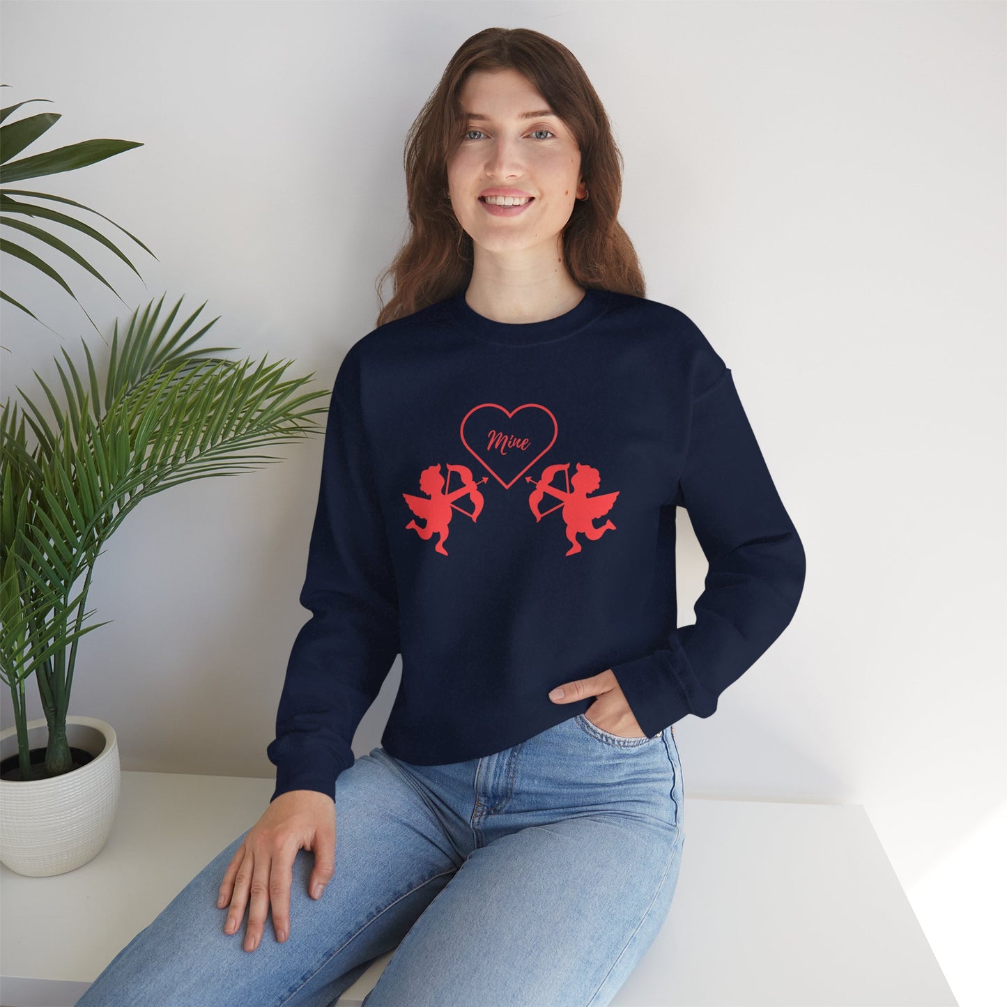Angels, Mine - Unisex Heavy Blend™ Crewneck Sweatshirt - 11551