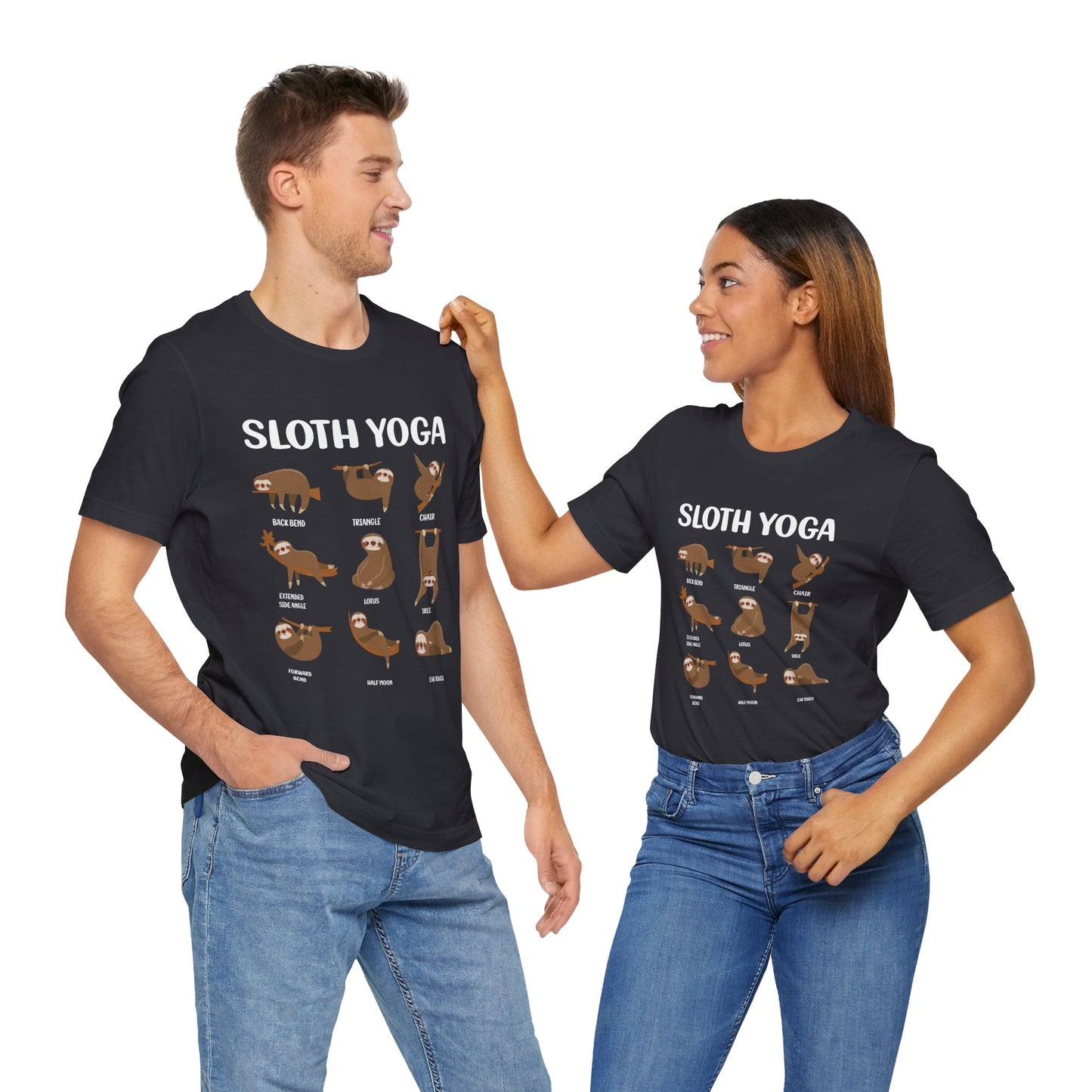 Sloth Yoga - Unisex Jersey Short Sleeve Tee - 12534