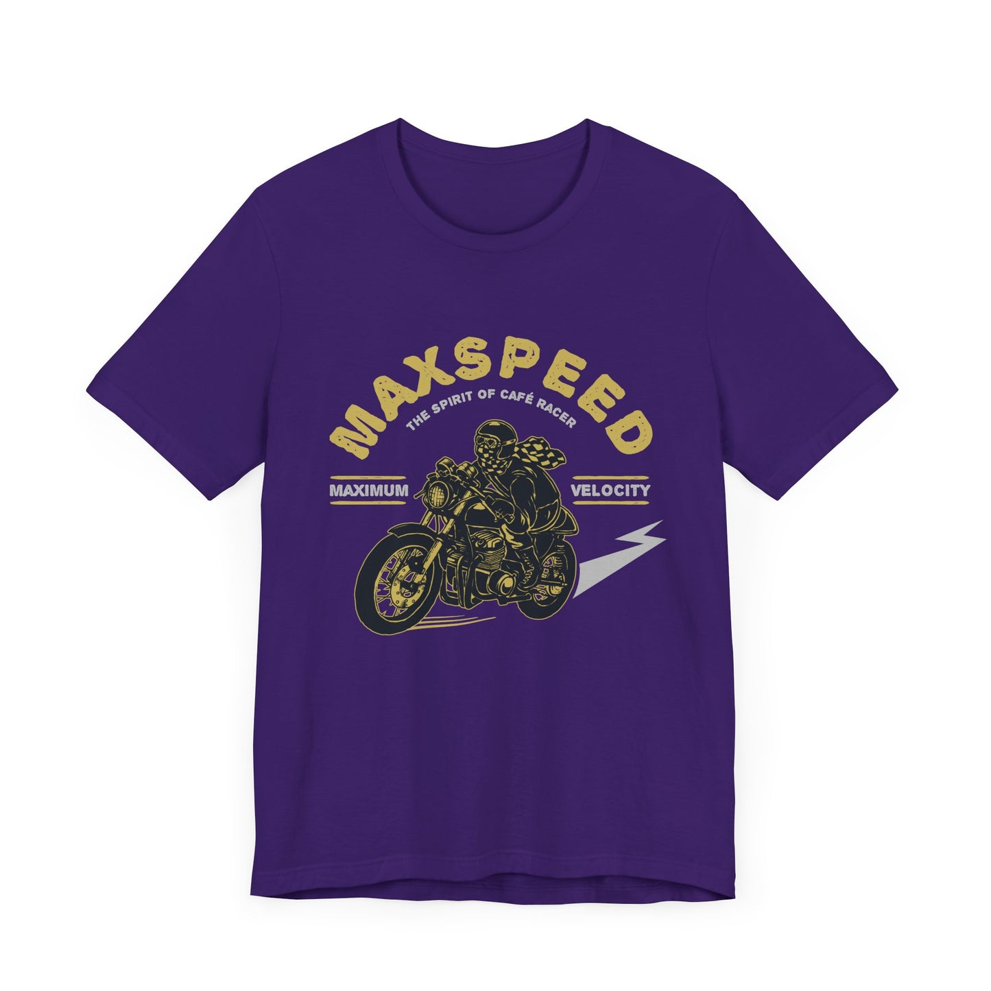 Maxspeed, The Spirit of Cafe Racer - Unisex Jersey Short Sleeve Tee - 13636