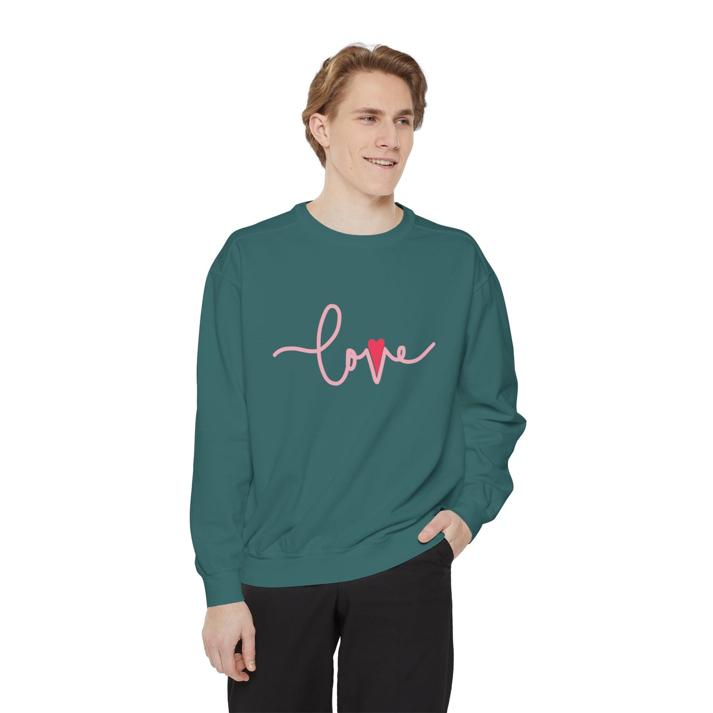 Love - Unisex Garment-Dyed Sweatshirt - 11476
