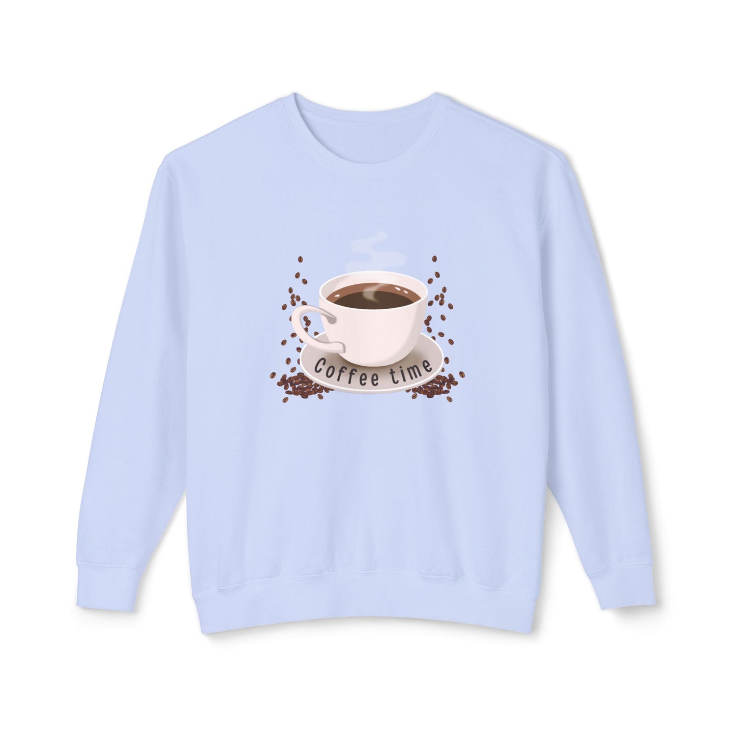 Coffee Time - Unisex Lightweight Crewneck Sweatshirt - 11289