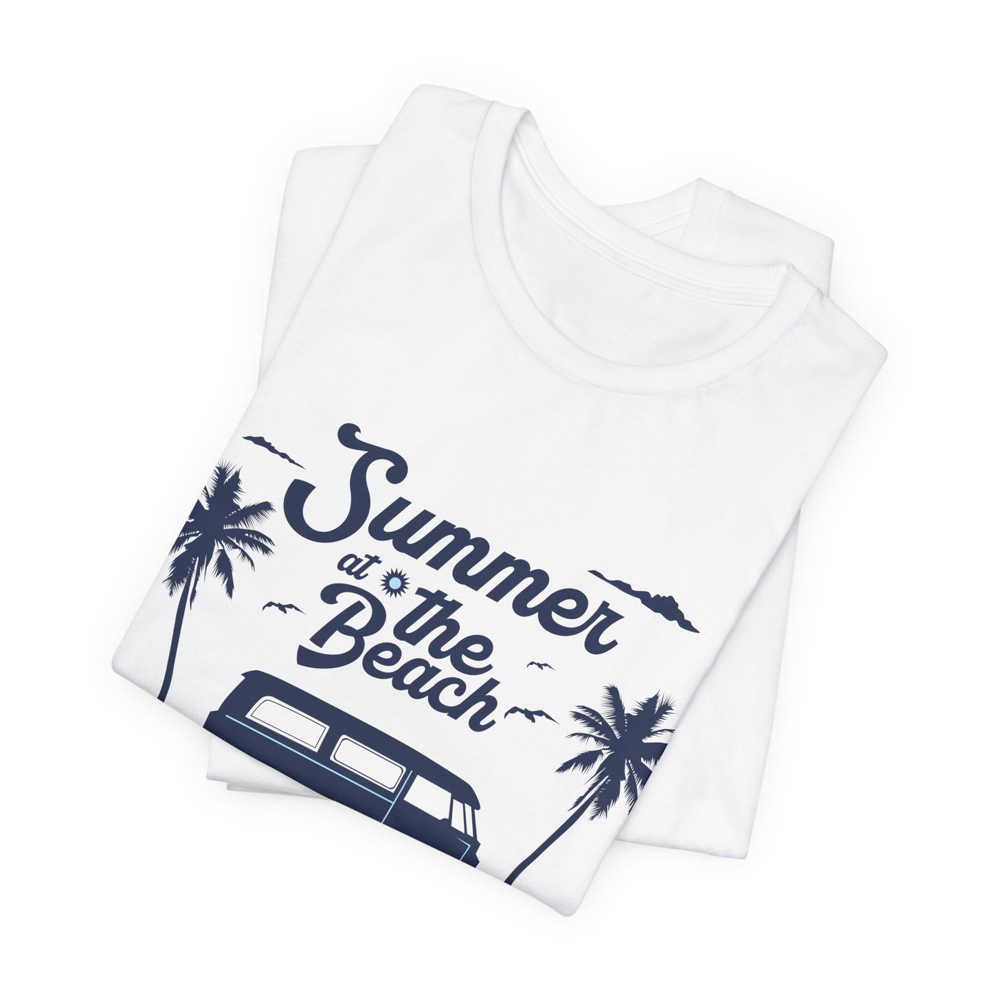 Summer At The Beach - Unisex Jersey Short Sleeve Tee