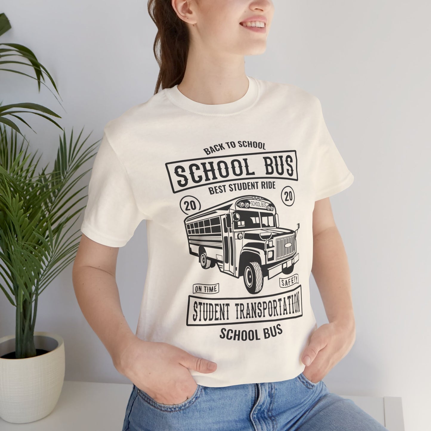 School Bus, Best Student Ride - Unisex Jersey Short Sleeve Tee