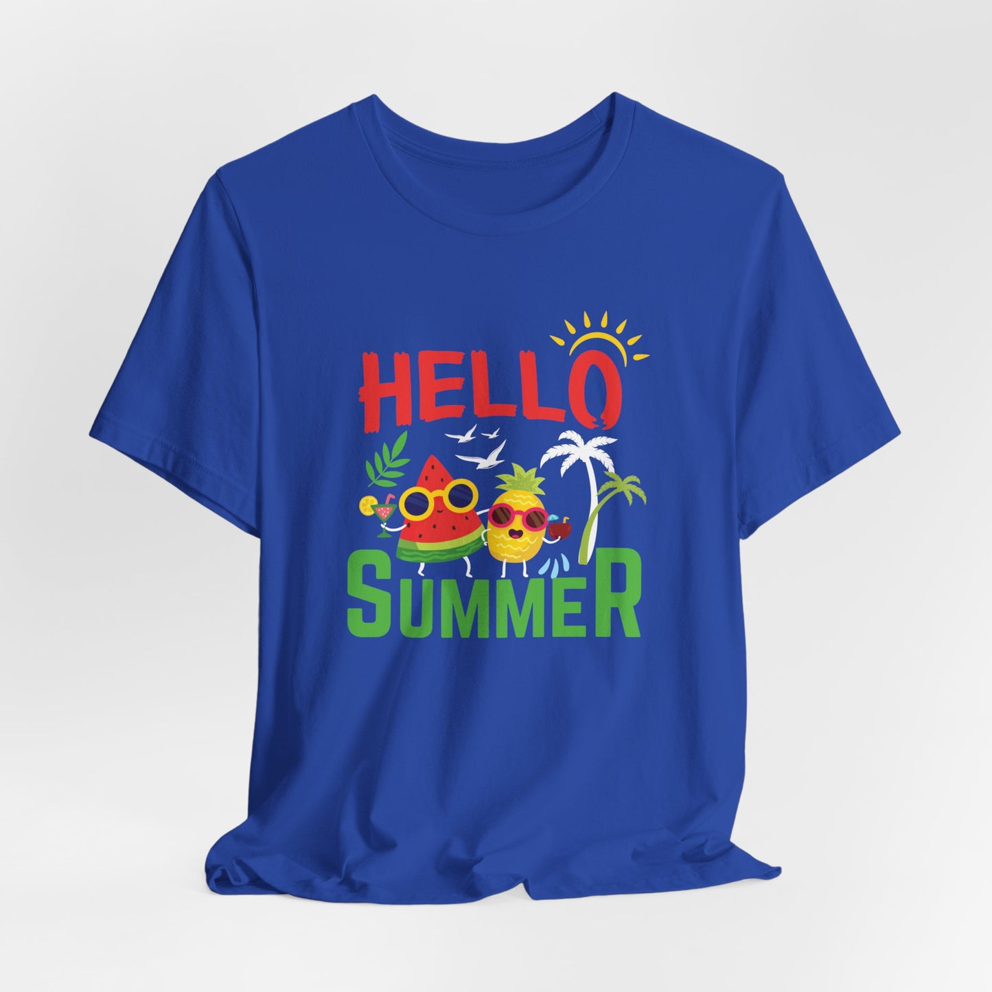 Hello Summer - Unisex Jersey Short Sleeve Tee - 13096