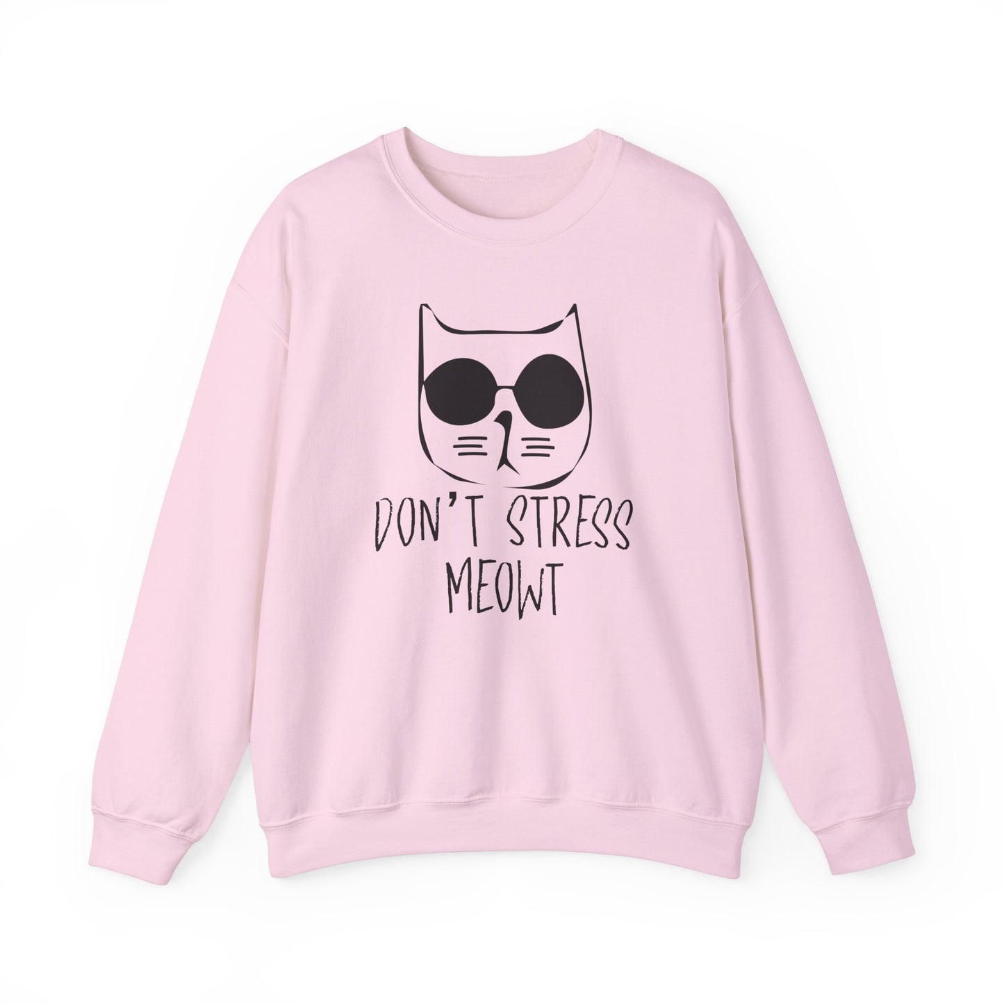 Don't Stress Meowt - Unisex Heavy Blend™ Crewneck Sweatshirt