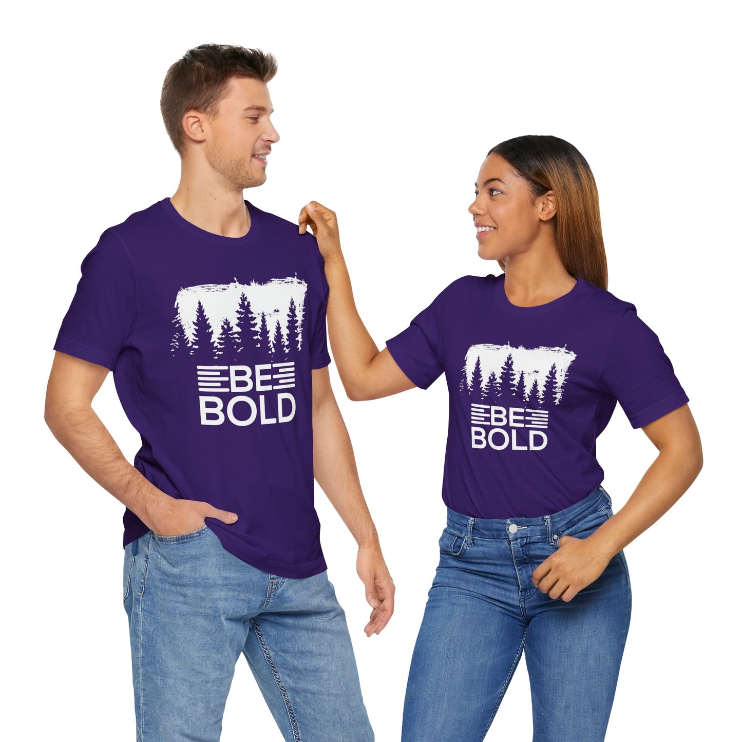Motivational: Be Bold - Unisex Jersey Short Sleeve Tee - 12508