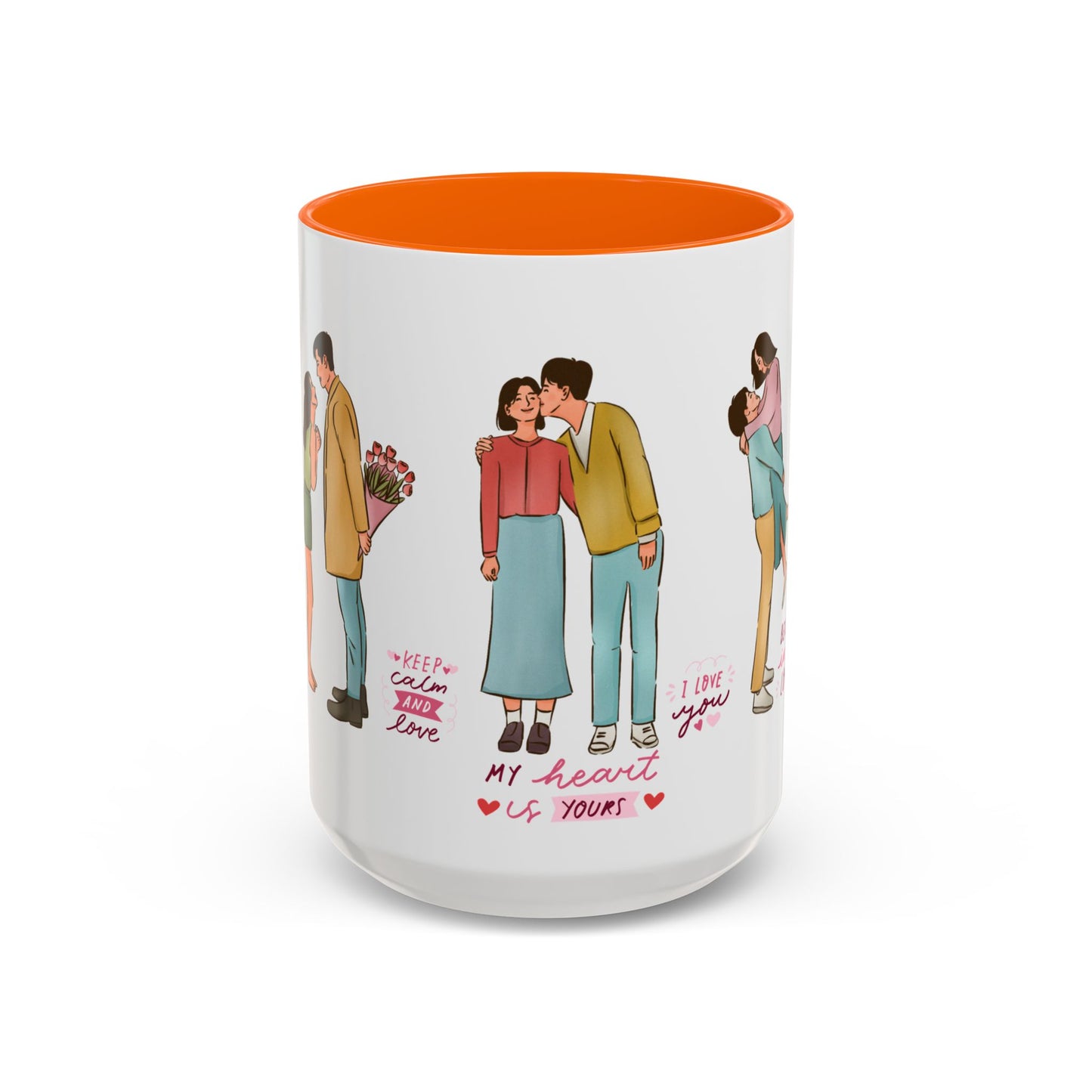 My Heart is Yours - Accent Coffee Mug (11, 15oz) - 11576