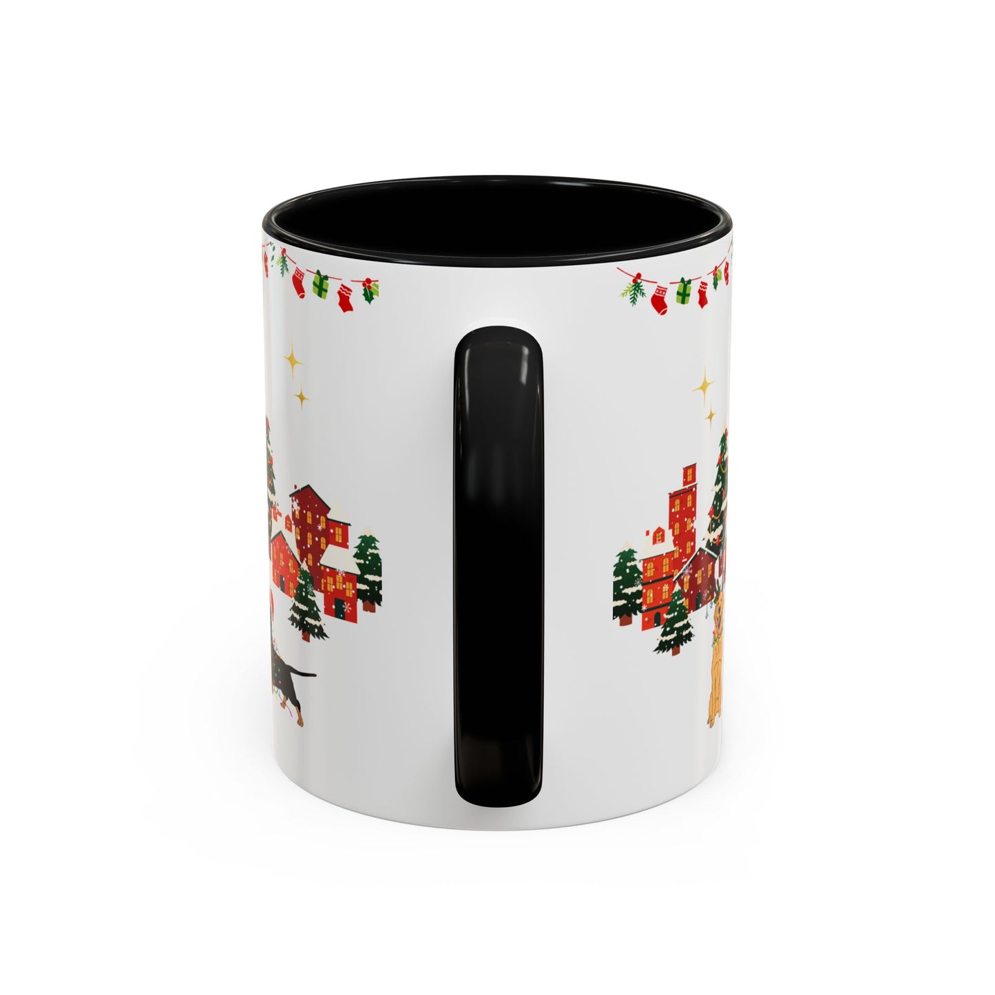 Christmas House - Accent Coffee Mug (11, 15oz)