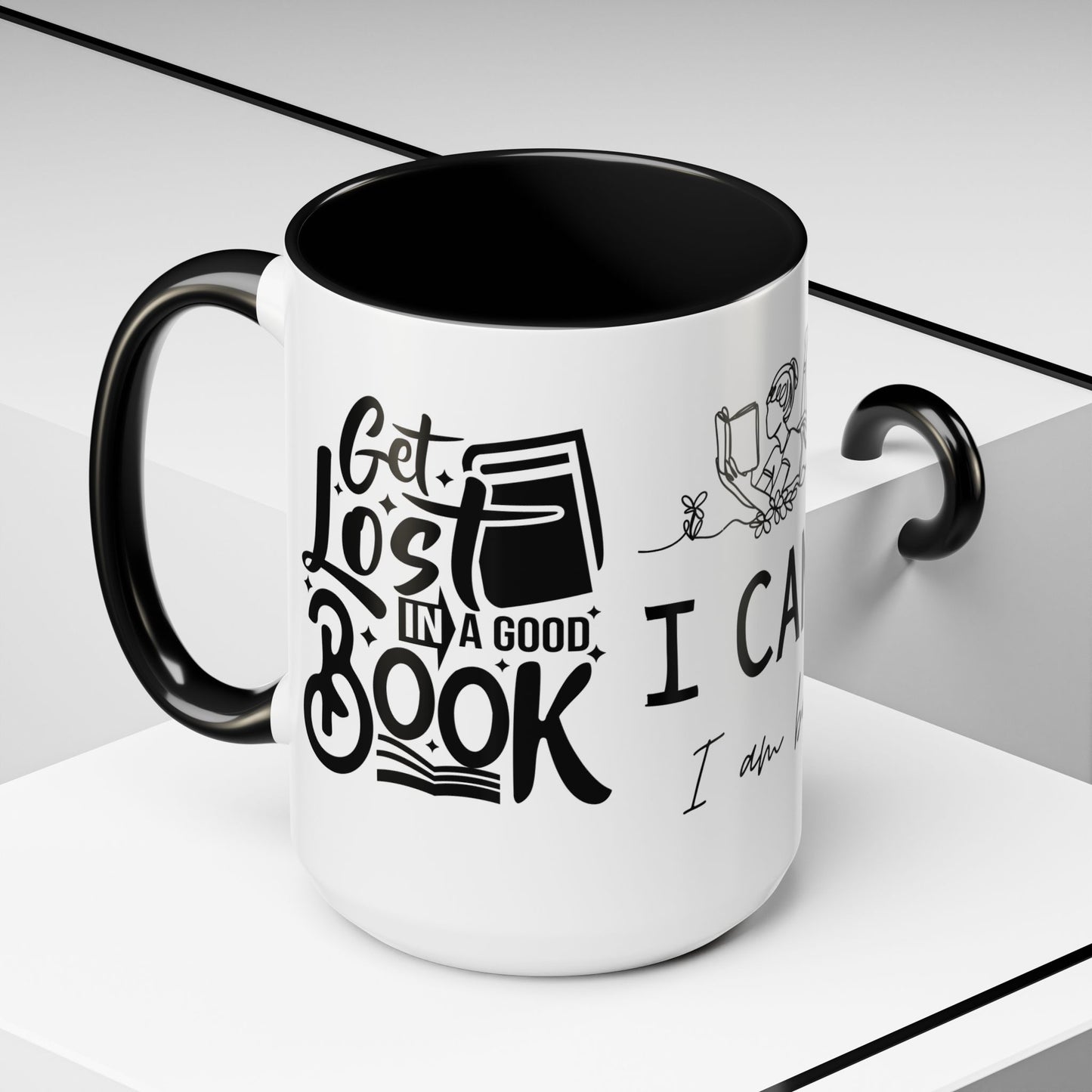 Reader, I Can't, I'm Buzy - Accent Coffee Mug (11, 15oz) - 10687