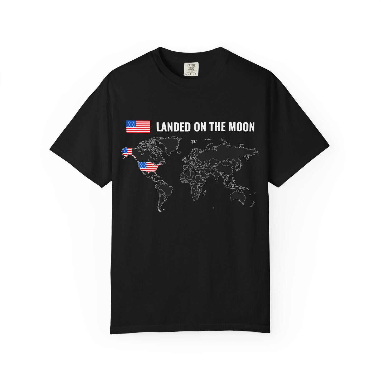 USA, Moon Landing Unisex T-Shirt | Vintage Space Vibe, July 4th - 13735