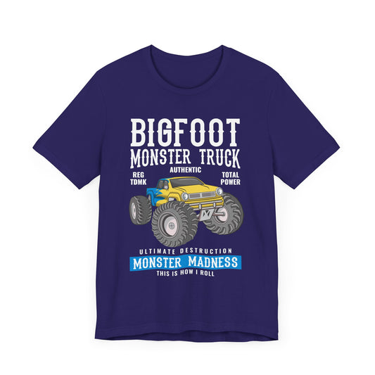 Bigfoot Monster Truck - Unisex Jersey Short Sleeve Tee - 12955