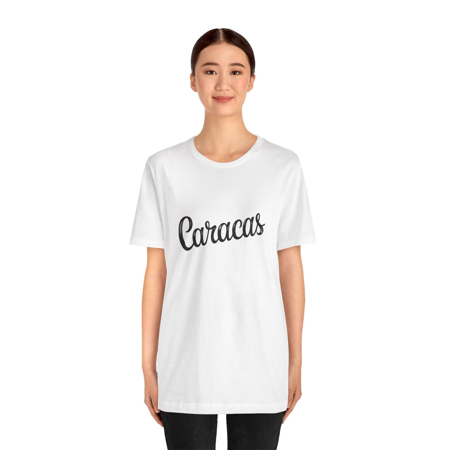 Caracas Unisex Jersey Short Sleeve Tee - Casual Graphic T-Shirt for Everyday Wear - 12270
