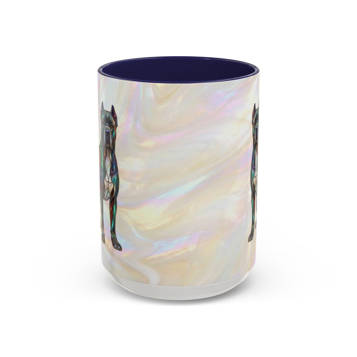 Cane Corso Accent Mug — Stained Glass Design (11/15 oz) - 14623