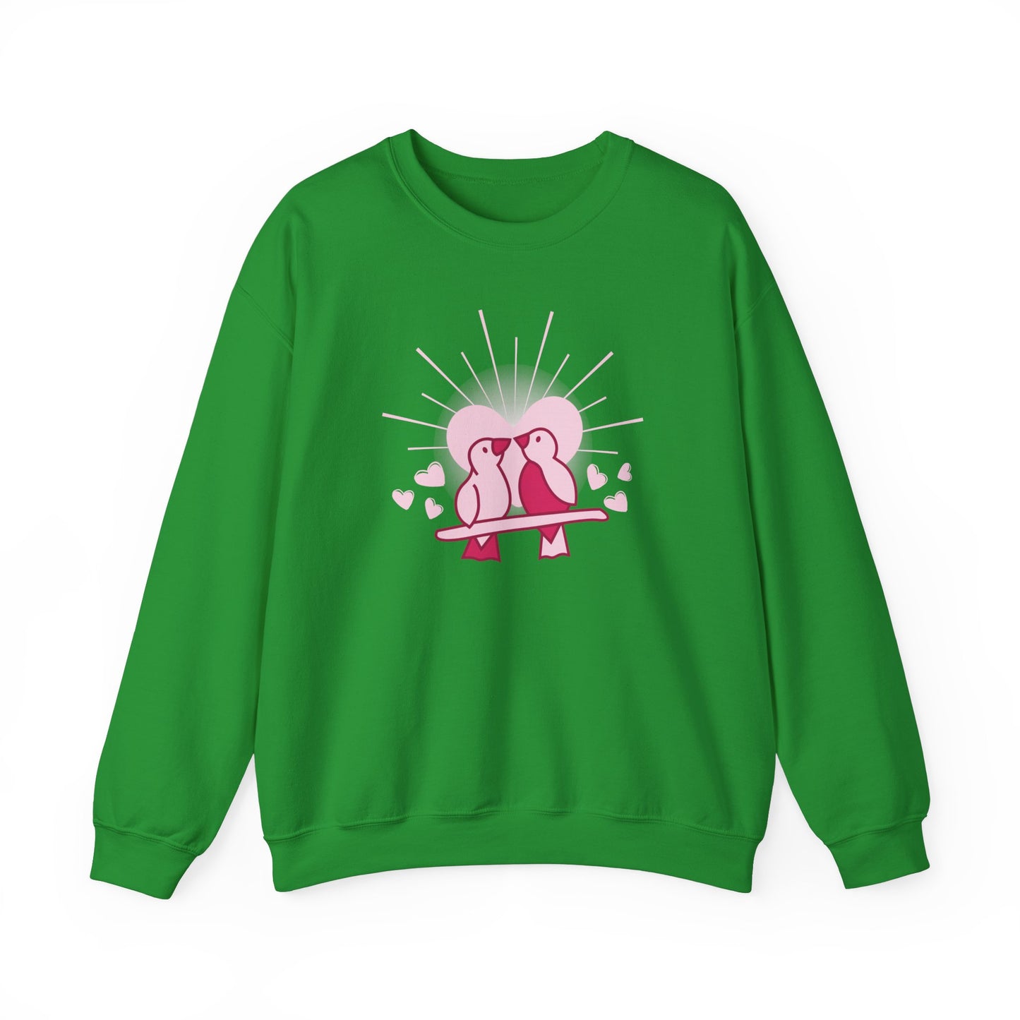Birds In Love - Unisex Heavy Blend™ Crewneck Sweatshirt - 11555