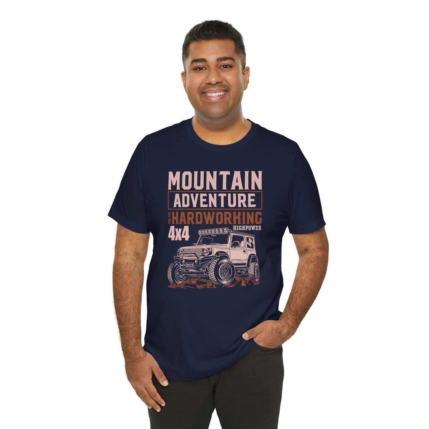 Mountain Adventure, Hardware 4x4 - Unisex Jersey Short Sleeve Tee