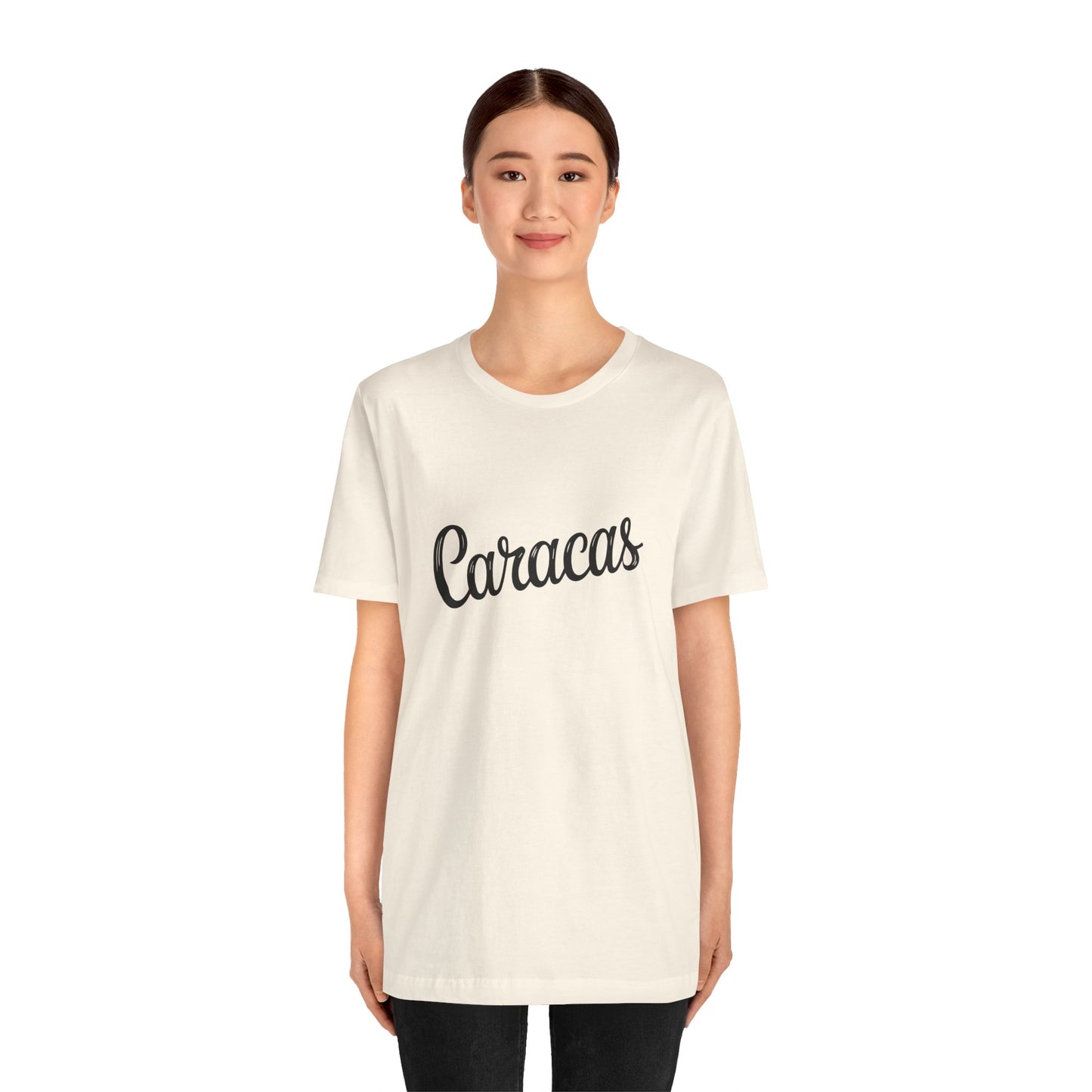 Caracas Unisex Jersey Short Sleeve Tee - Casual Graphic T-Shirt for Everyday Wear - 12270