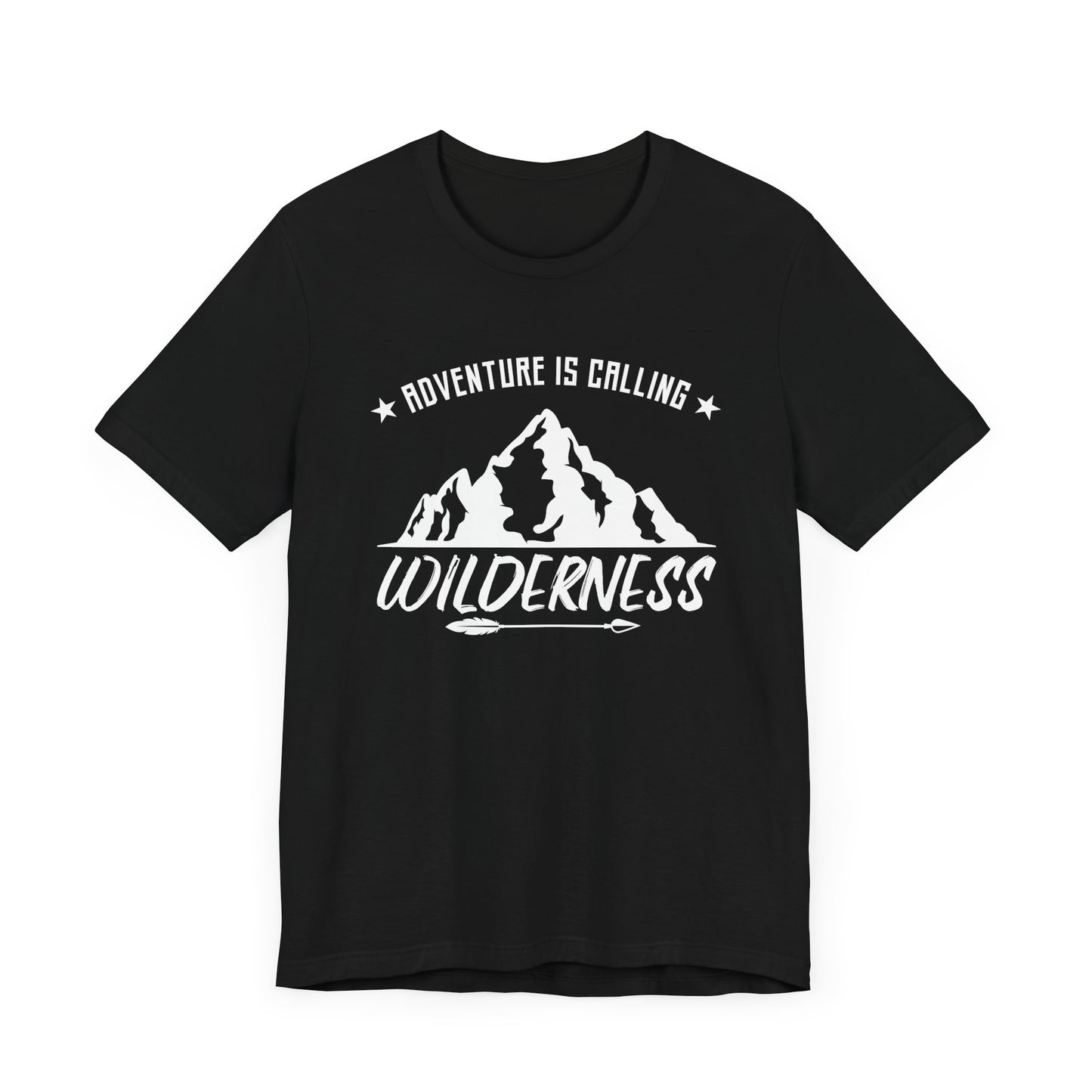 Camping: Adventure Is Calling, Wilderness - Unisex Jersey Short Sleeve Tee - 12585