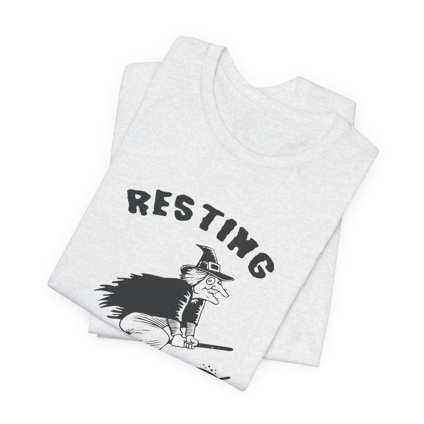 Halloween: Resting Witch Face - Unisex Jersey Short Sleeve Tee - 12665