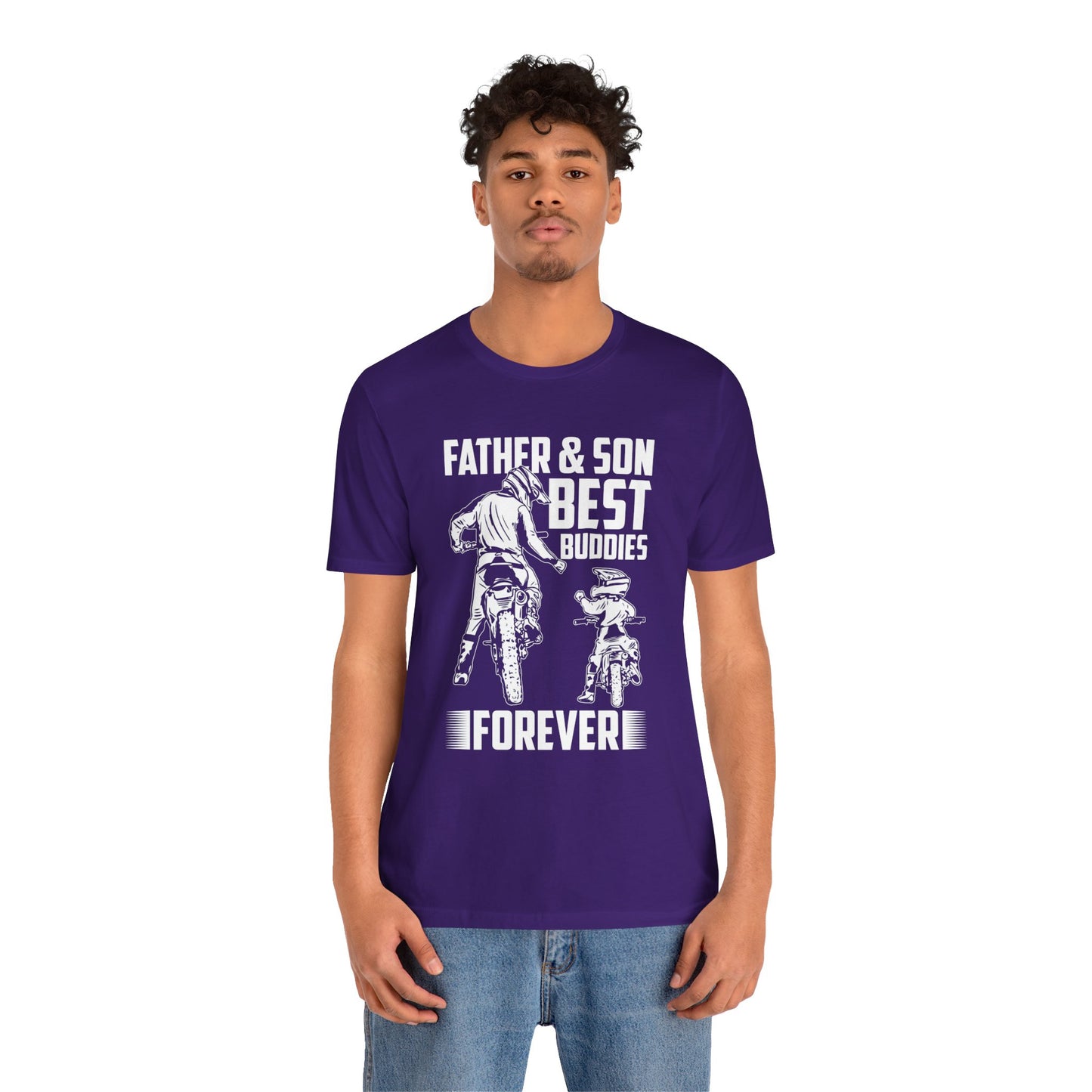 Father & Son, Best Buddies Forever - Unisex Jersey Short Sleeve Tee