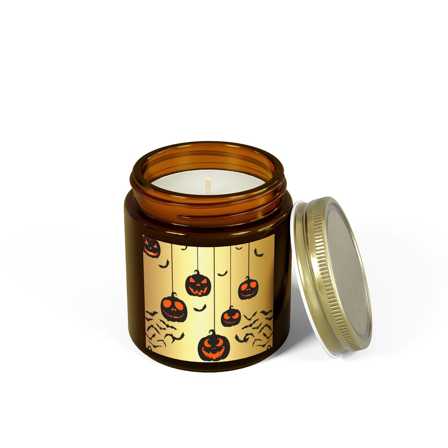 Pumpkin Party - Scented Coconut Apricot Candles (4oz, 9oz) - 14101