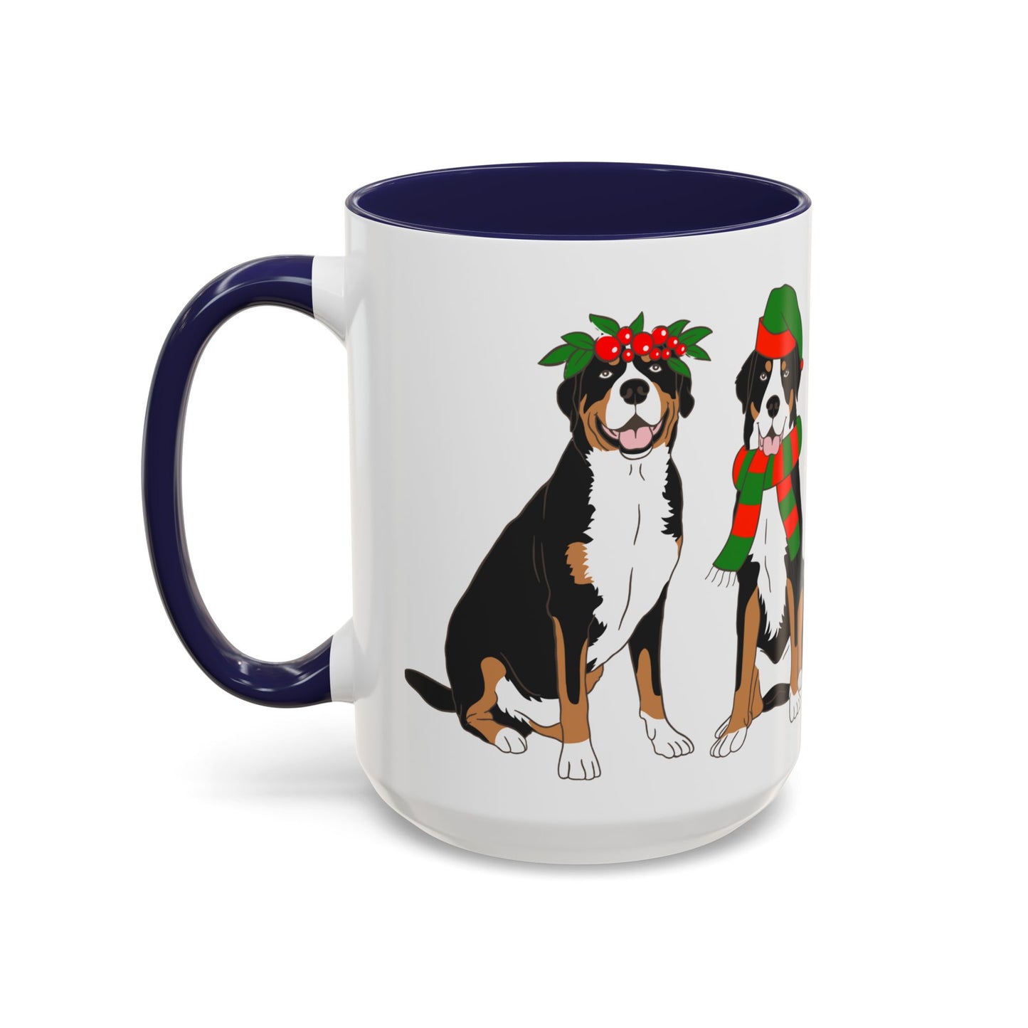 Christmas Dogs - Accent Coffee Mug (11, 15oz) - 10305